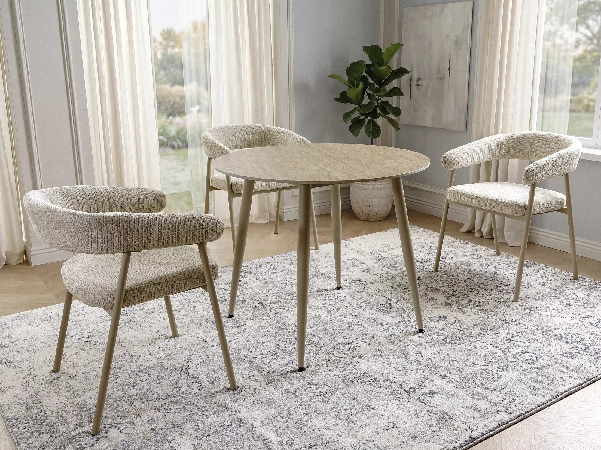 Chaise Detroit 1044 (Beige)