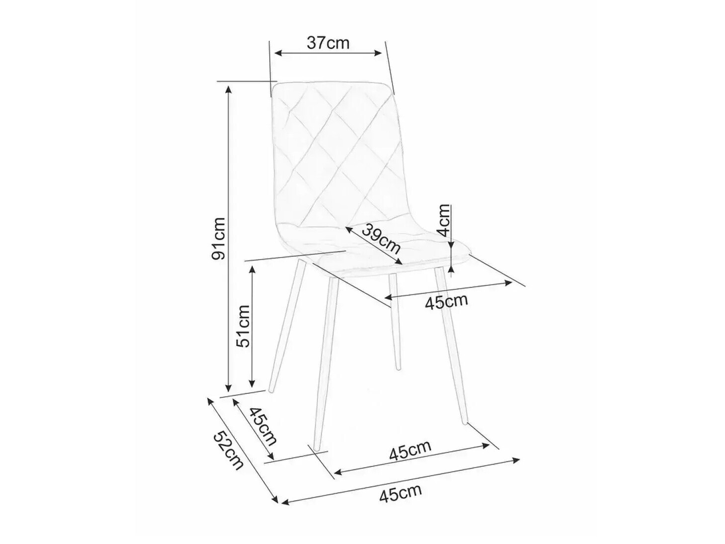 Chaise Detroit 1045 (Brego 07)