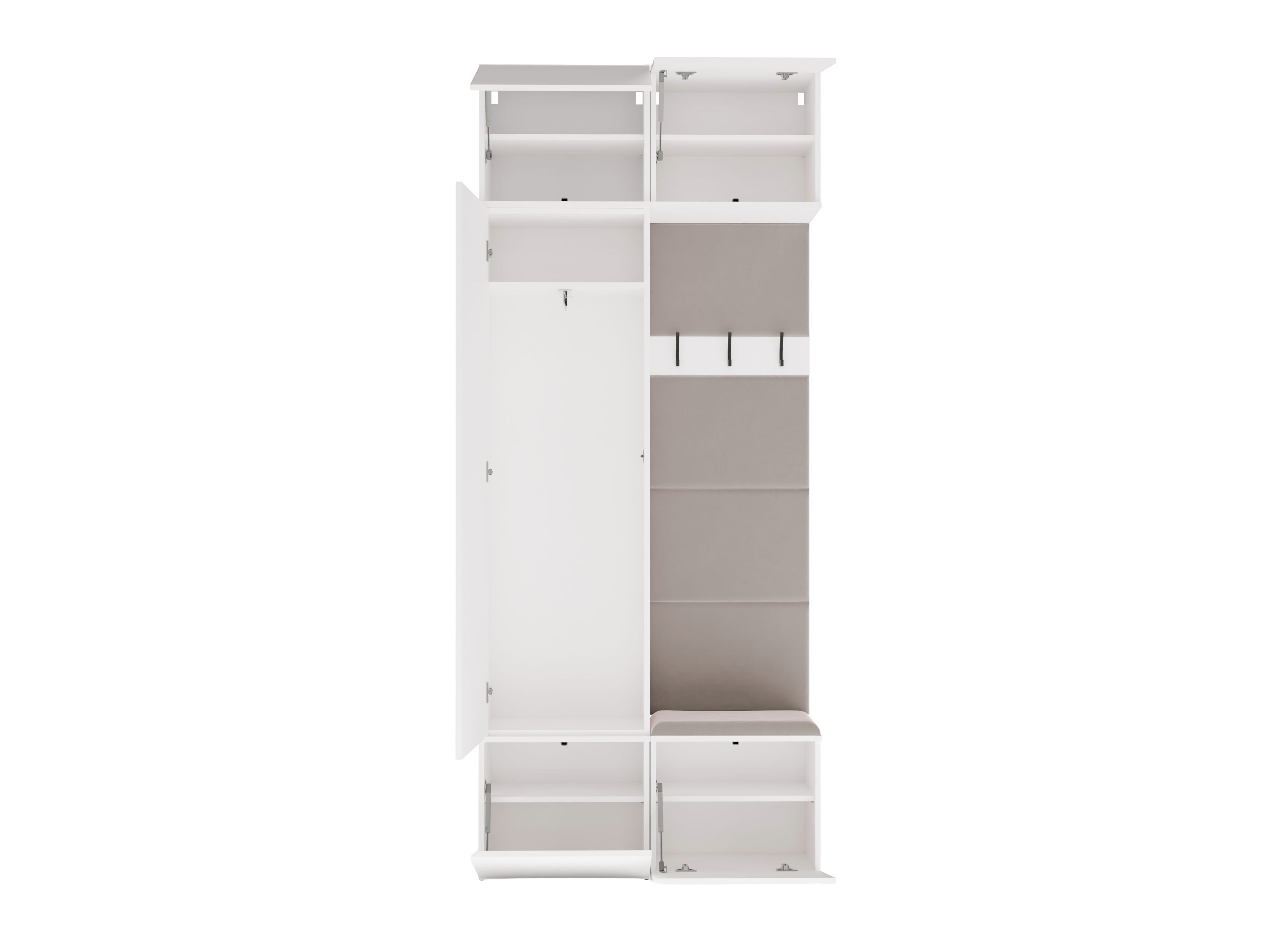 Meuble d'entrée Domtori 100 (Blanc)
