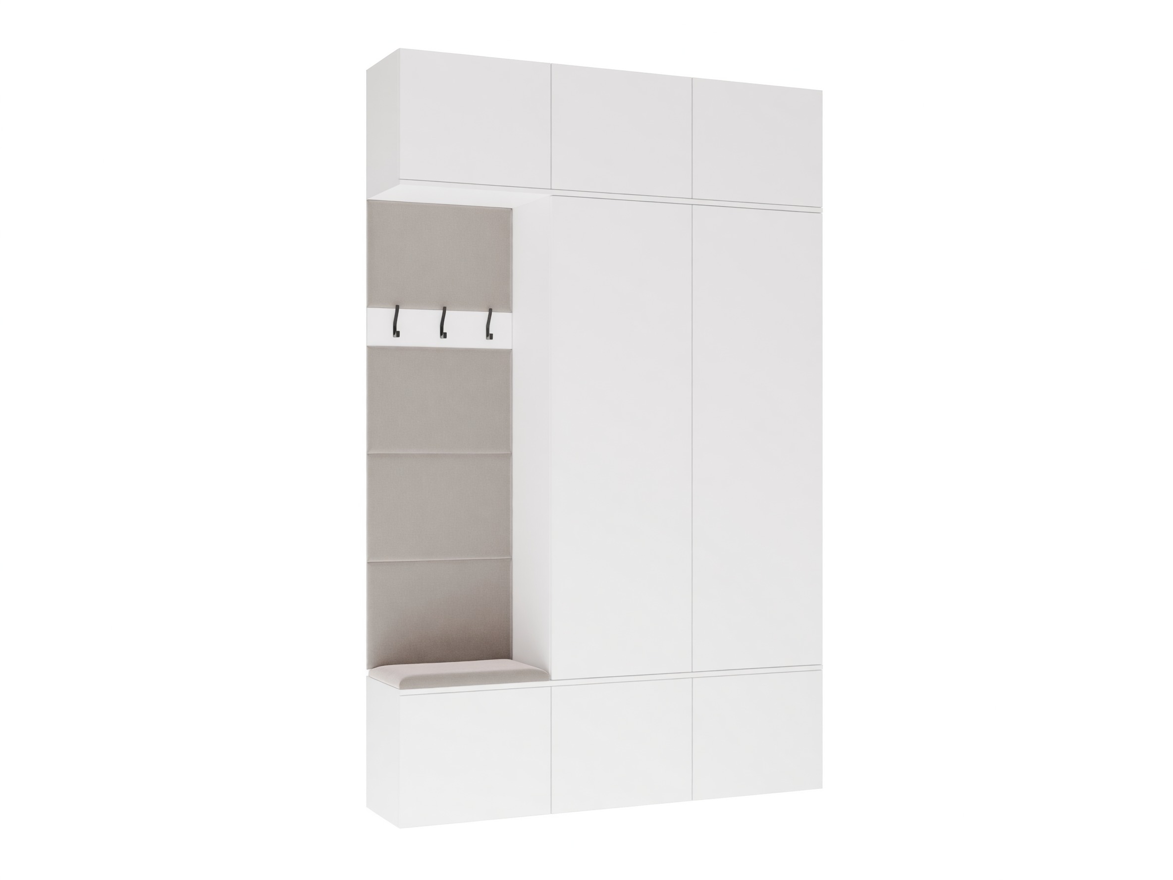 Meuble d'entrée Domtori 113 (Blanc)