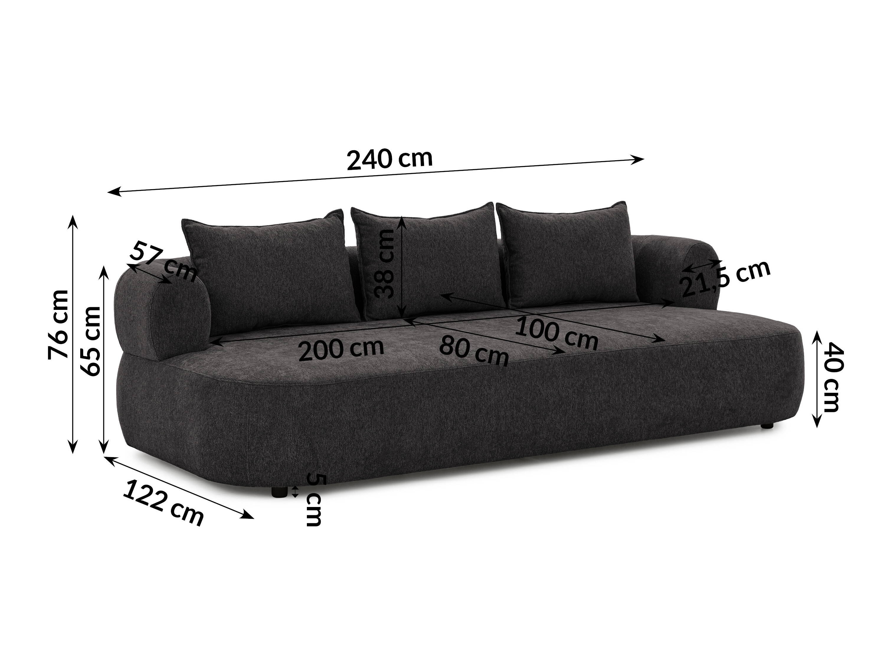 Canapé Rocklin 223 (Toro 150)
