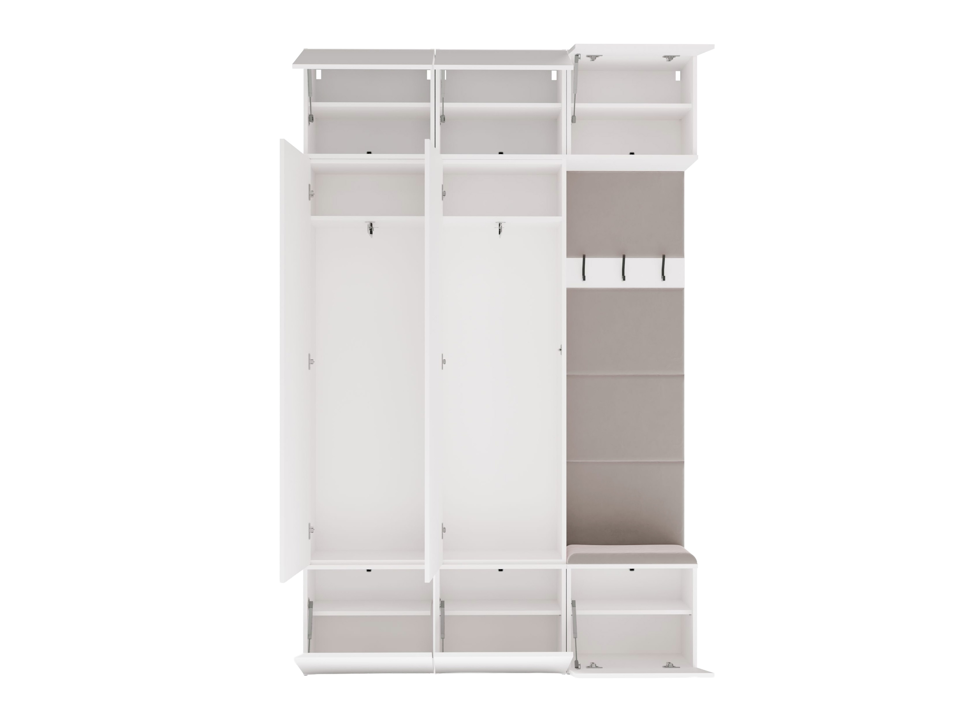 Meuble d'entrée Domtori 113 (Blanc)