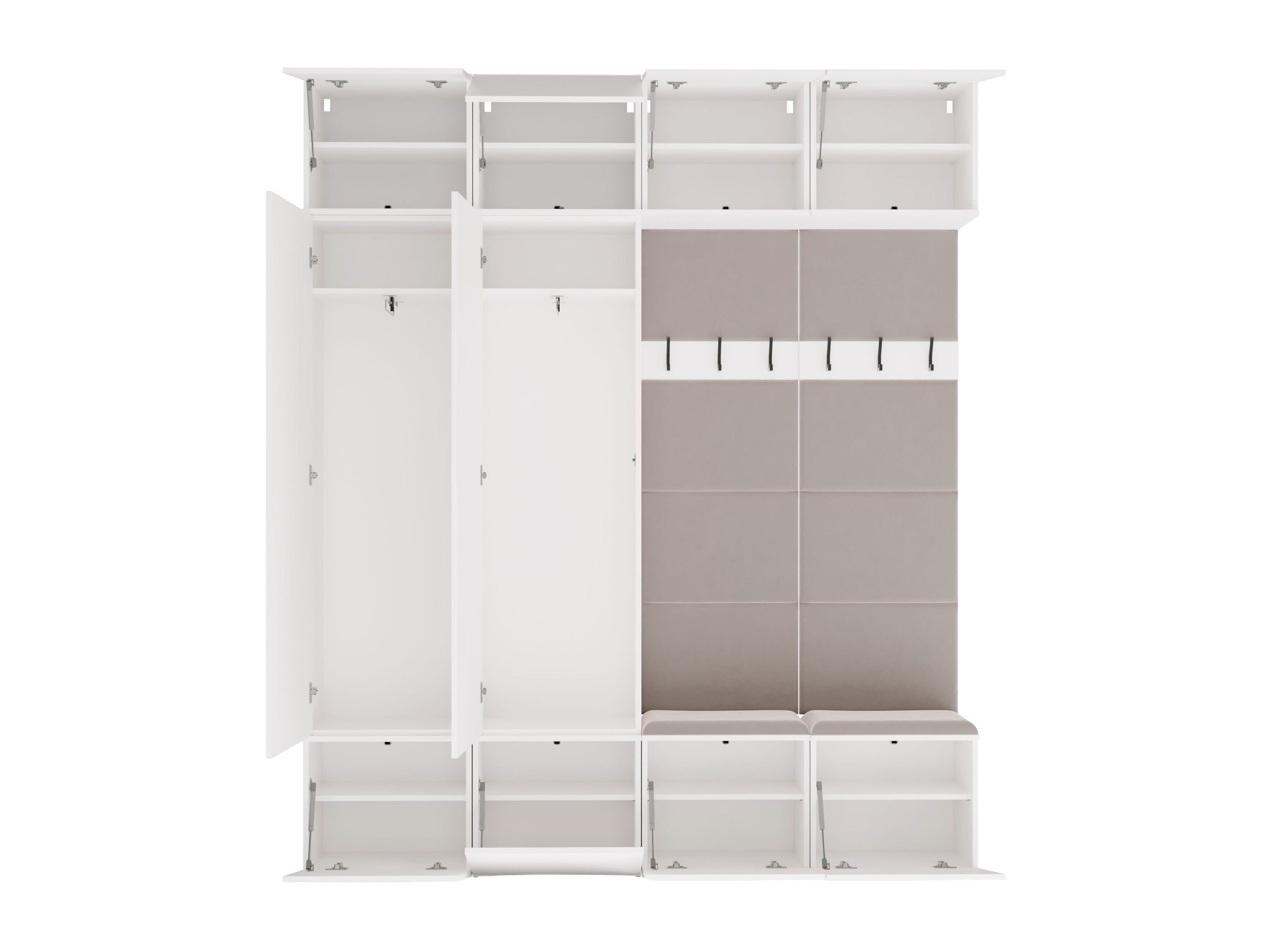 Meuble d'entrée Domtori 114 (Blanc)