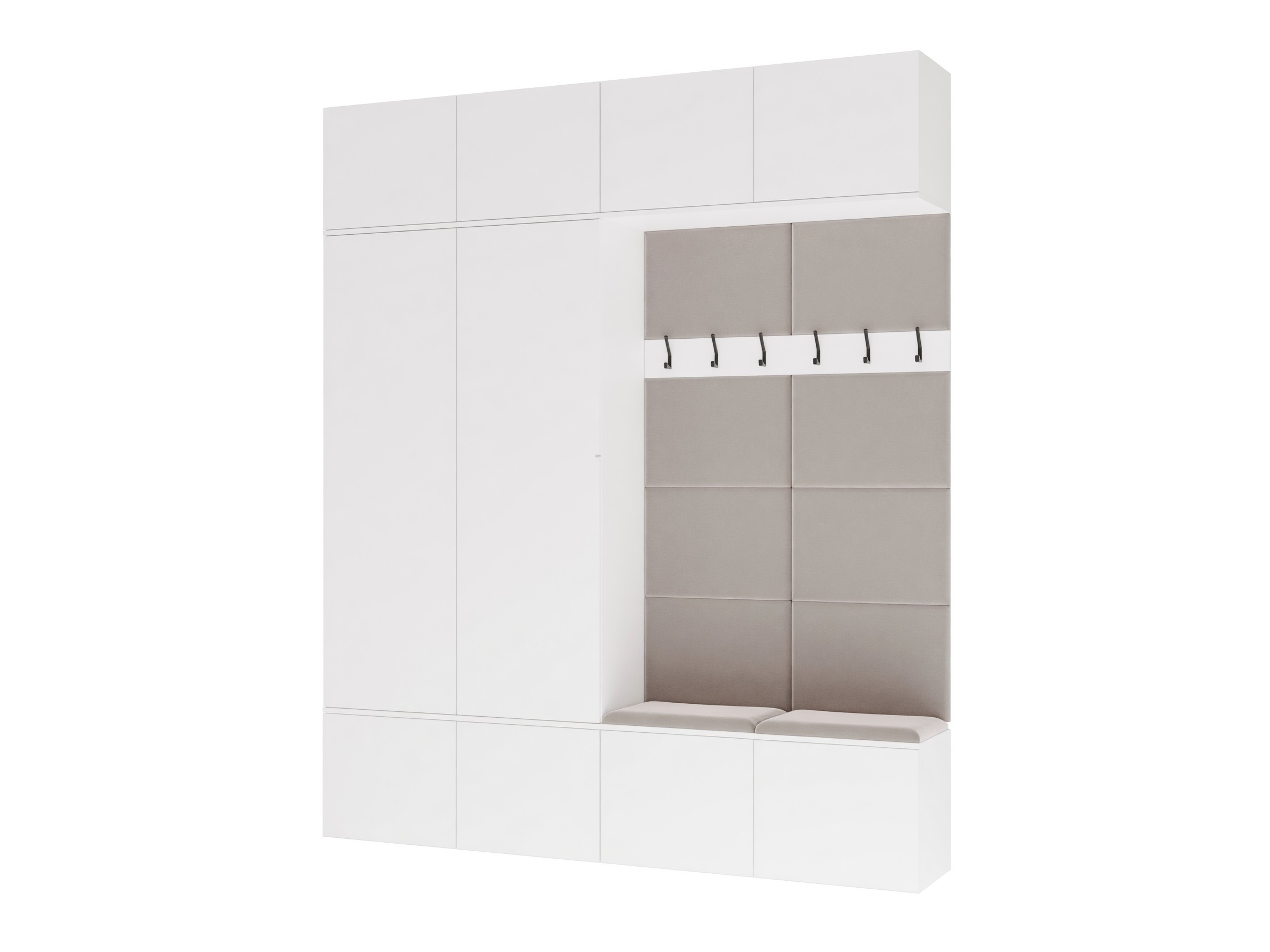 Meuble d'entrée Domtori 114 (Blanc)