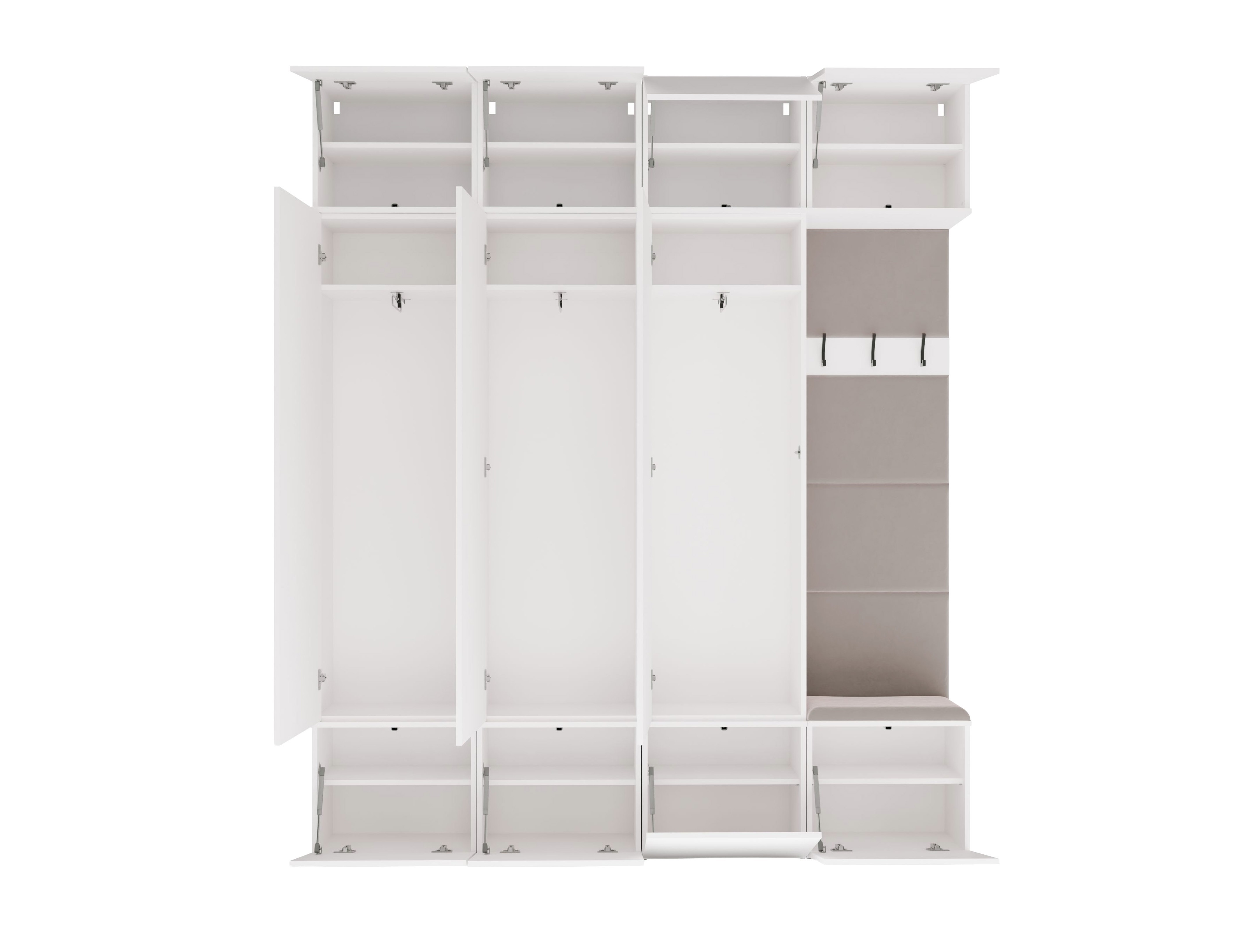 Meuble d'entrée Domtori 115 (Blanc)