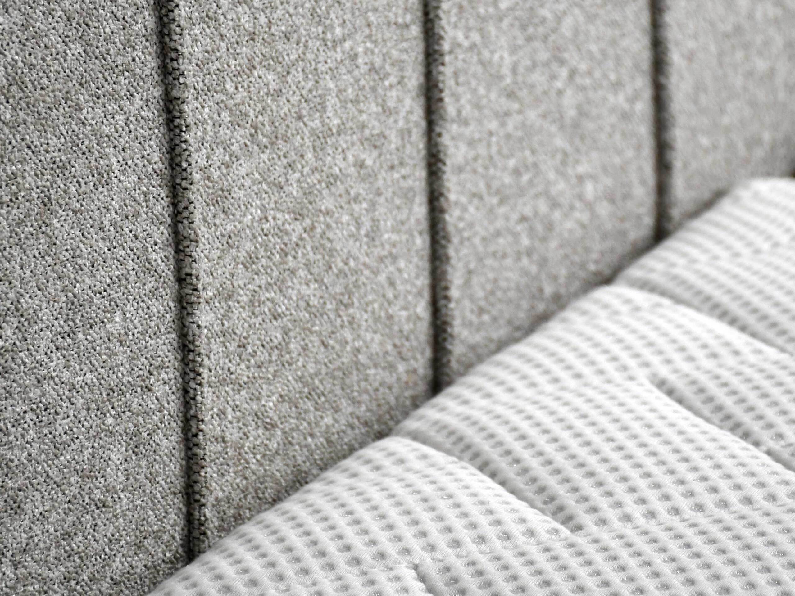 Lit boxspring Norman 127 (Gris clair)