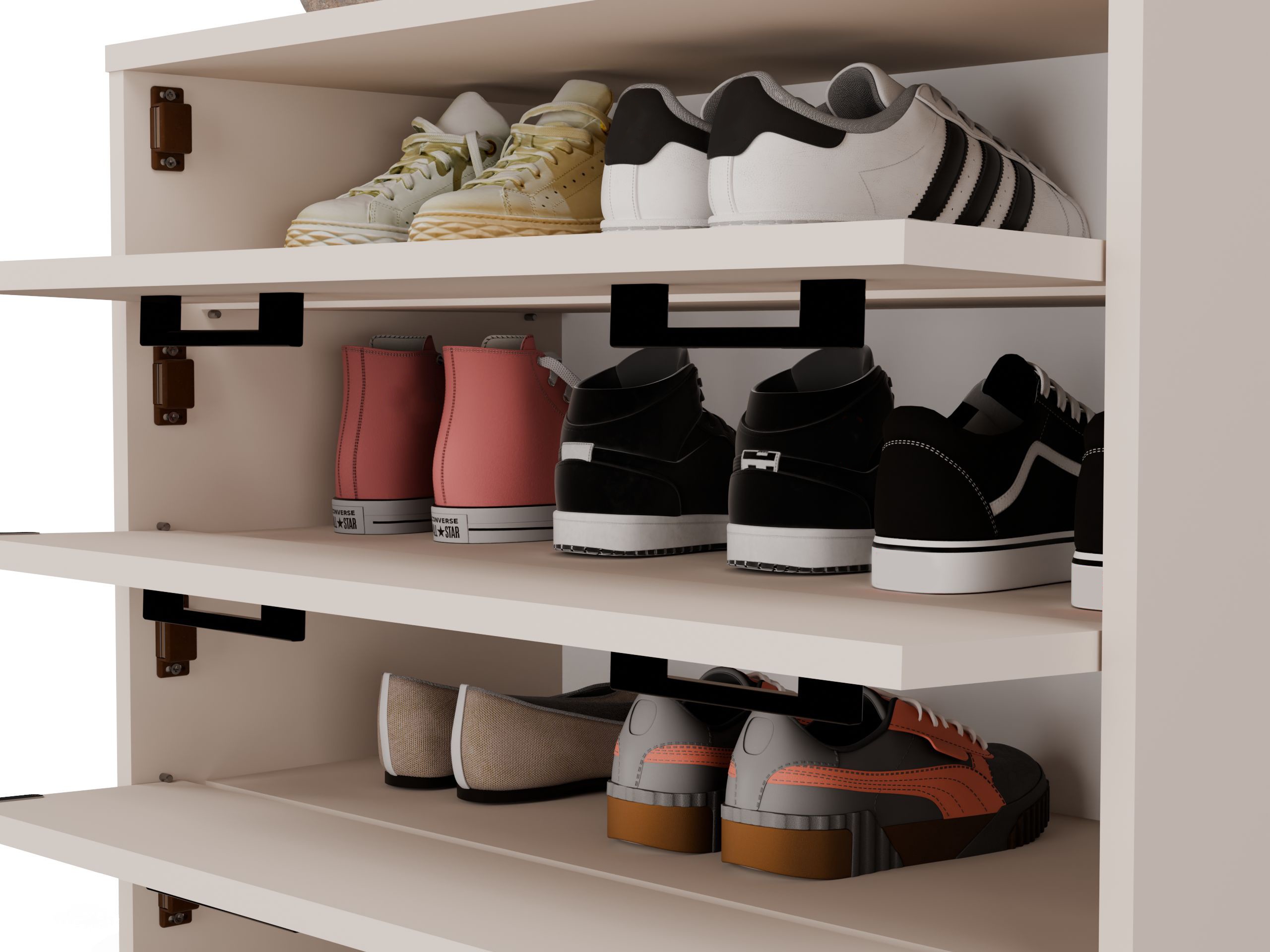 Meubles à chaussures Mandeville 372 (Cachemire)