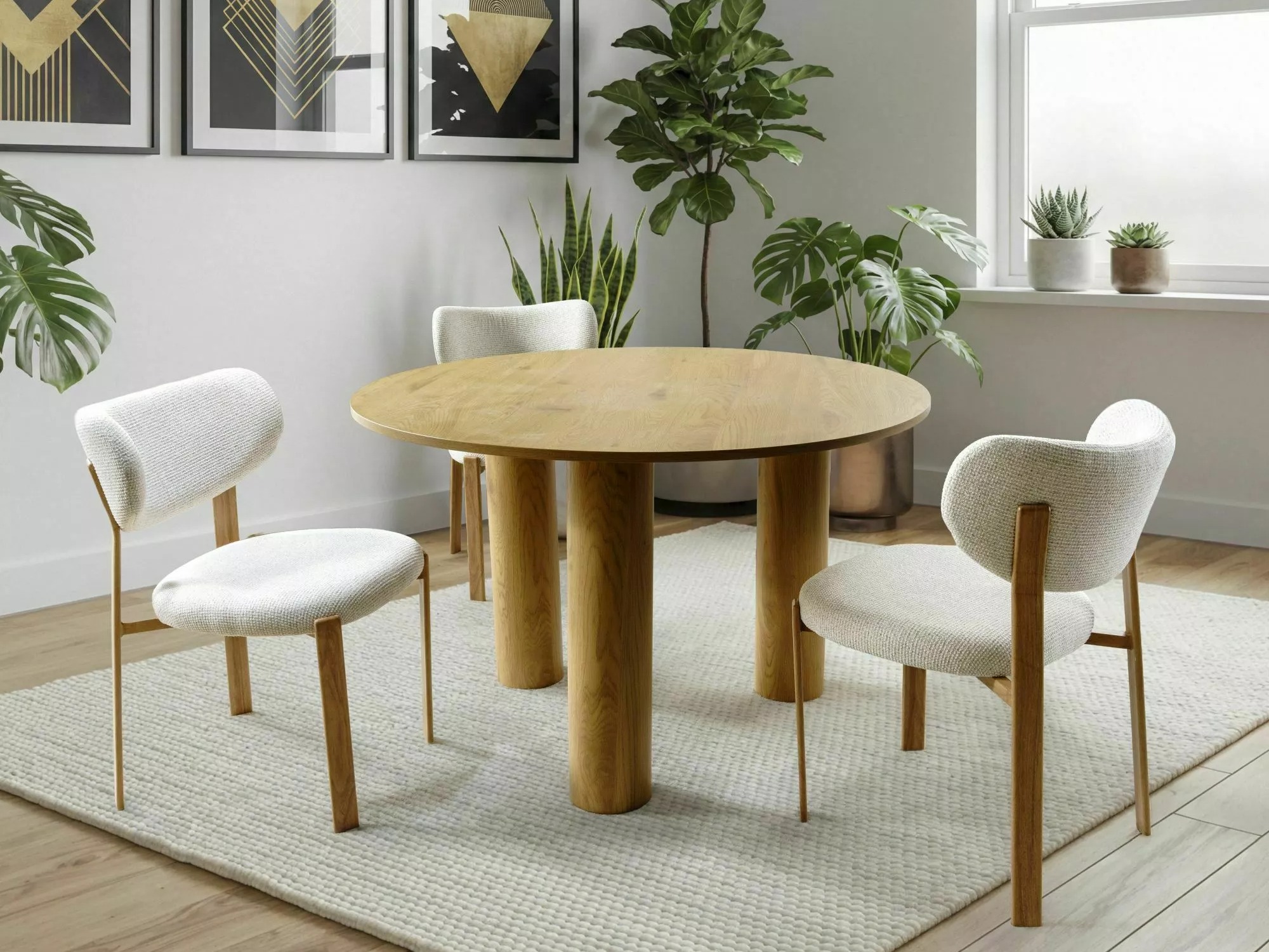 Chaise Detroit 1048 (Beige clair)
