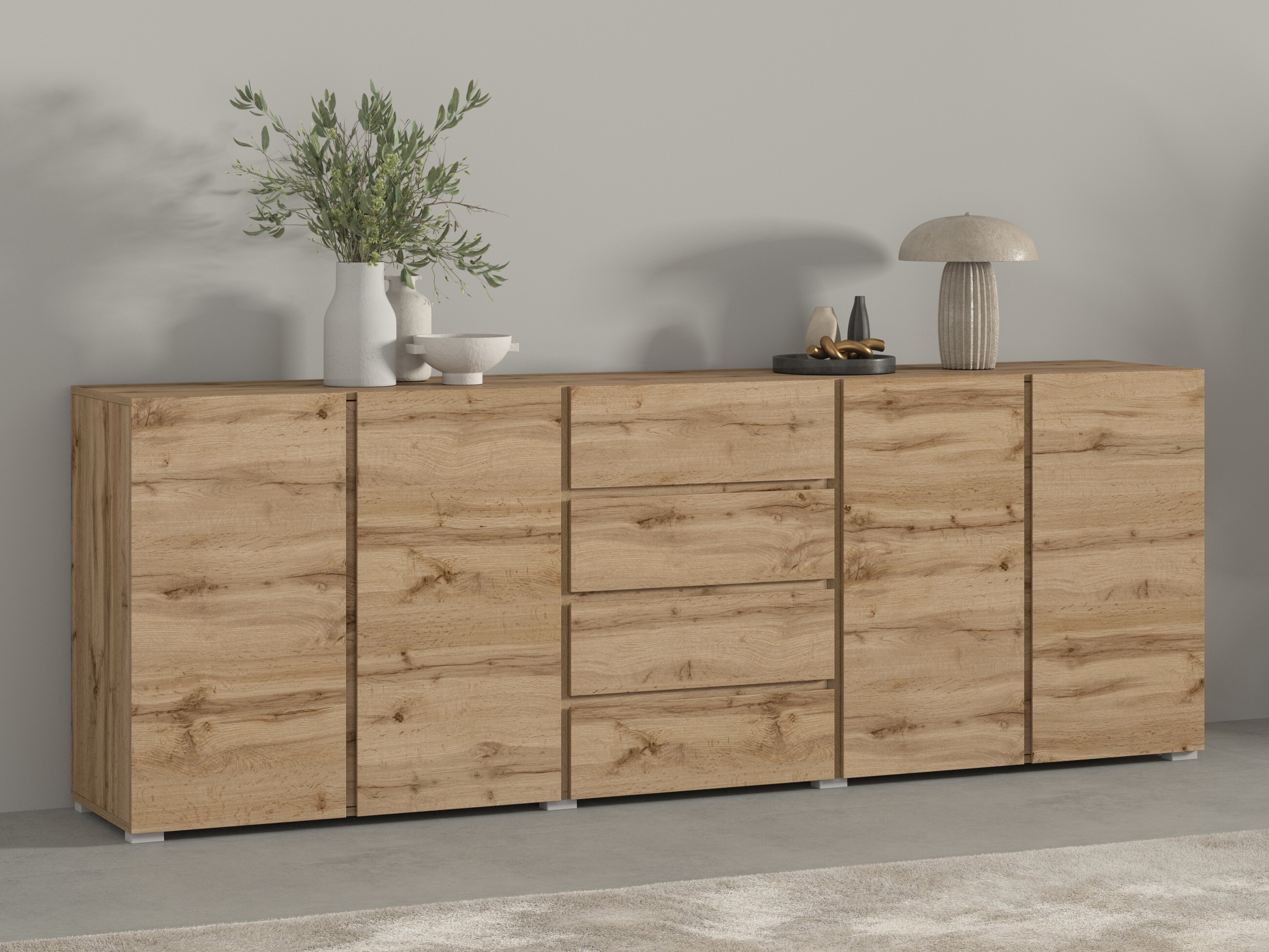 Commode Elbleve 105 (Chêne wotan)