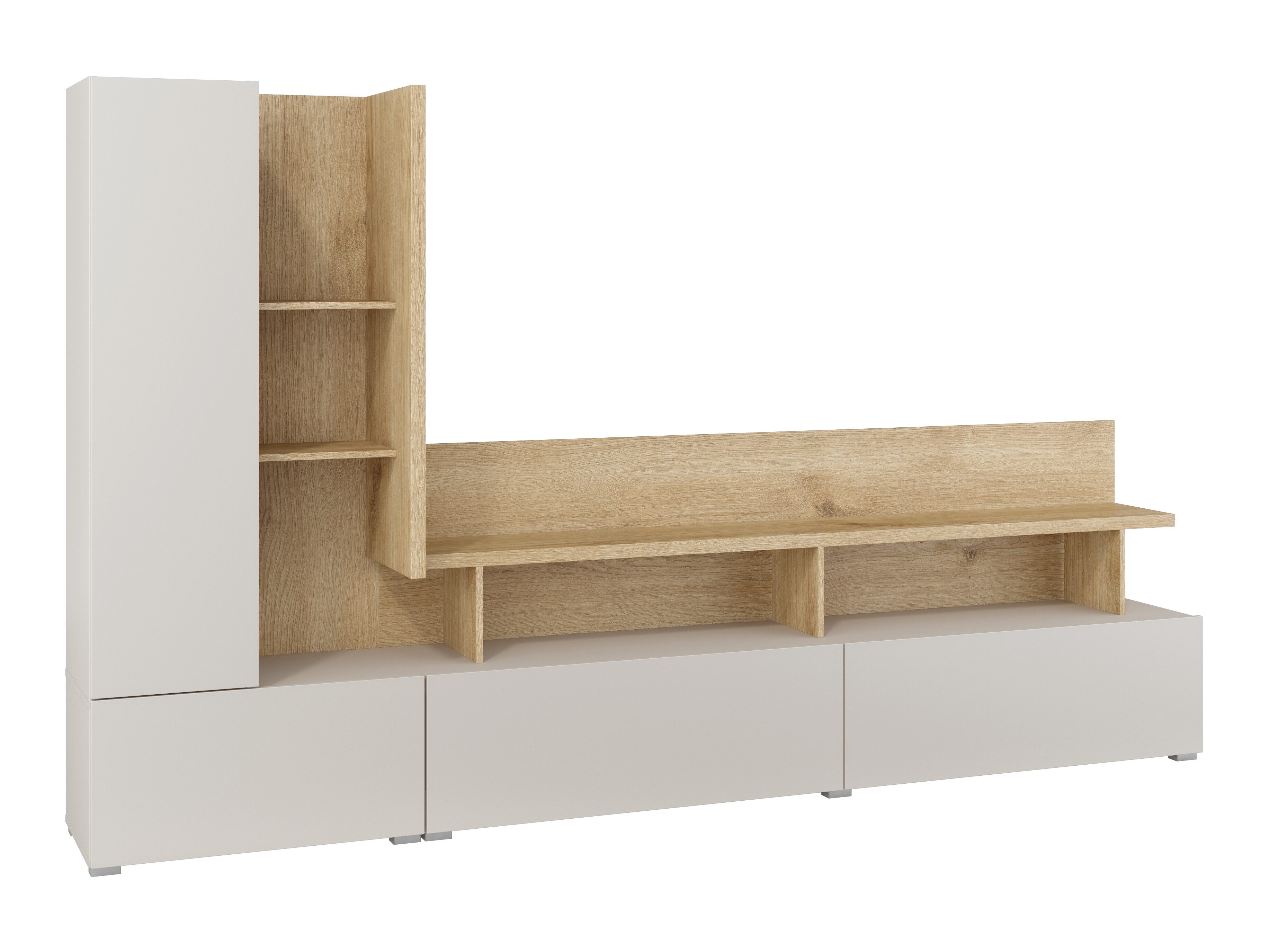 Ensemble de salon Virvele 101 (Cachemire + Chêne clair)