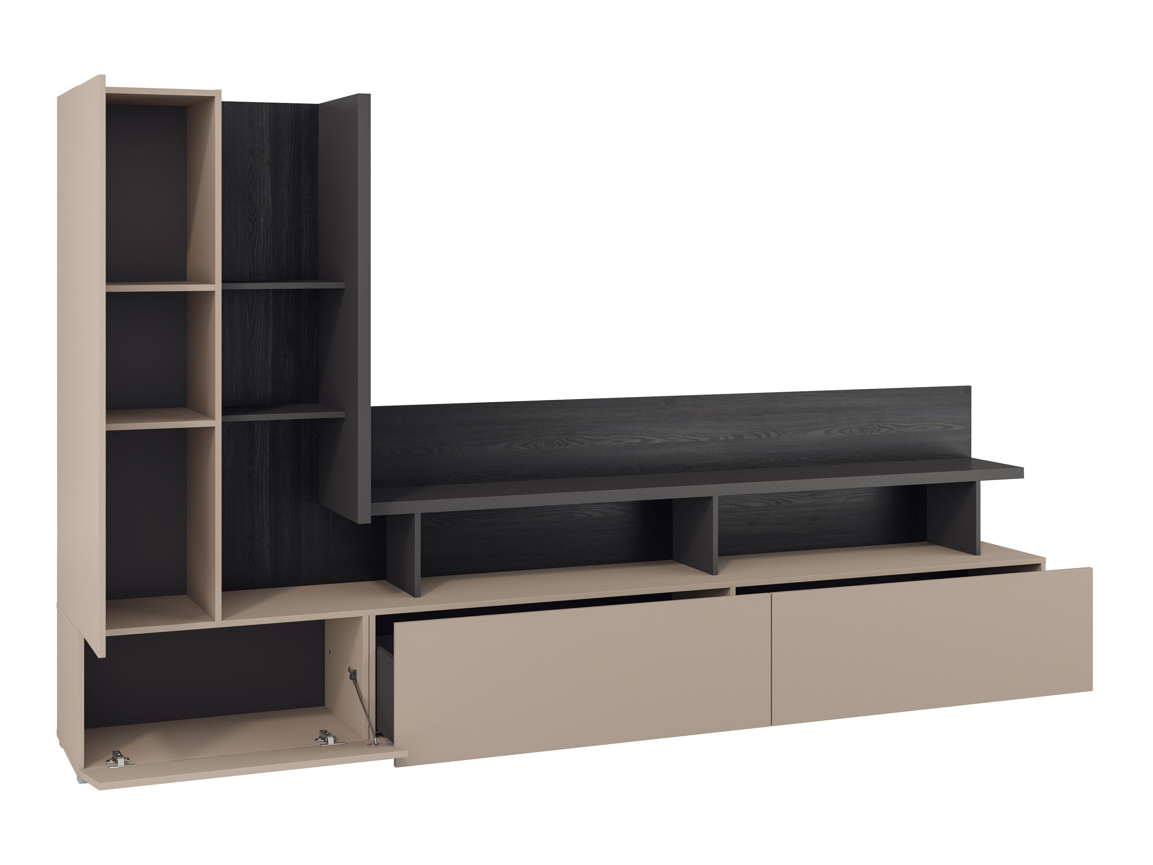 Ensemble de salon Virvele 101 (Congo + Anthracite)