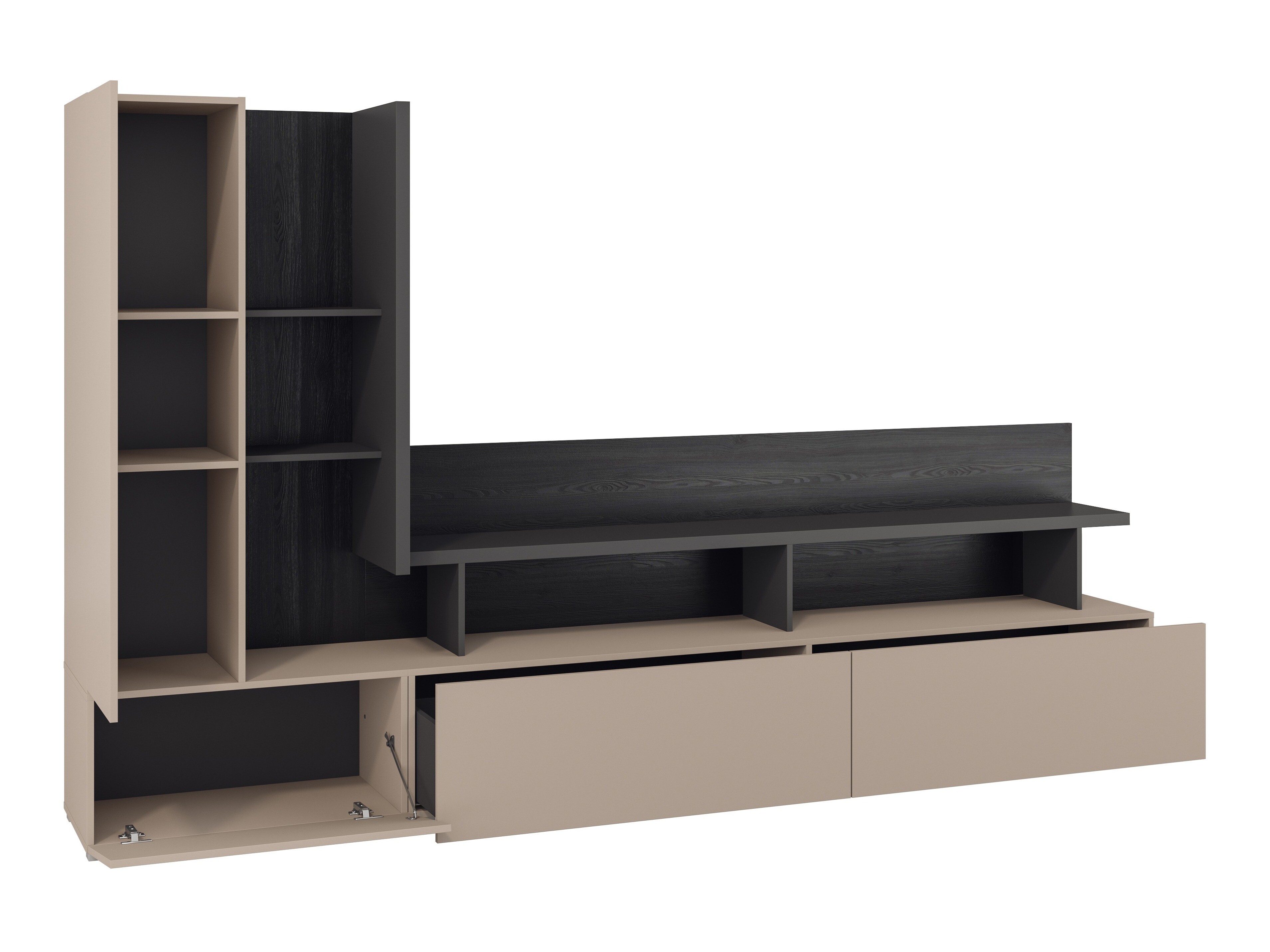 Ensemble de salon Virvele 101 (Congo + Anthracite)