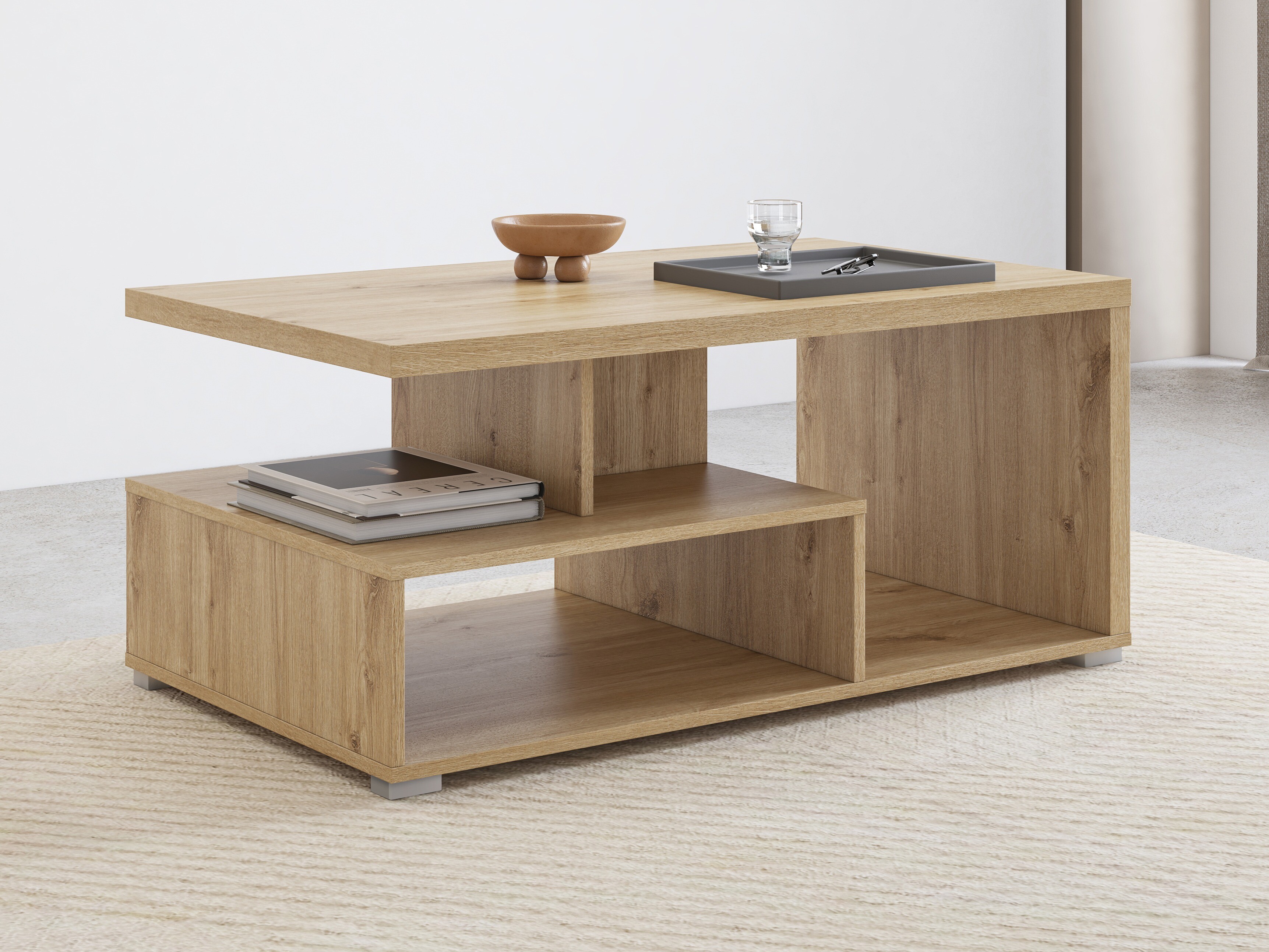 Table basse Virvele 108 (Chêne clair)