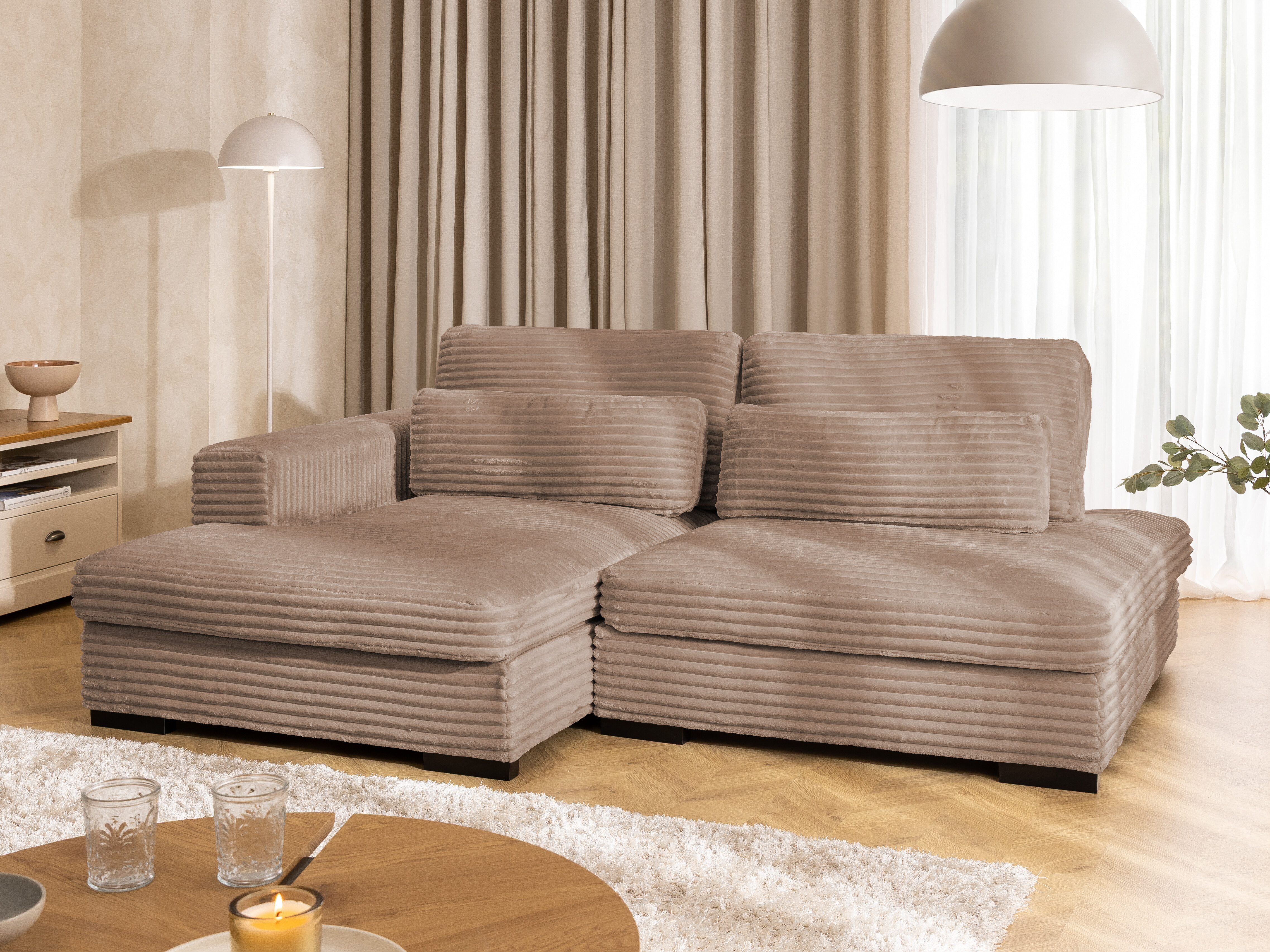 Canapé d'angle Rocklin 225 (Tilia 17)