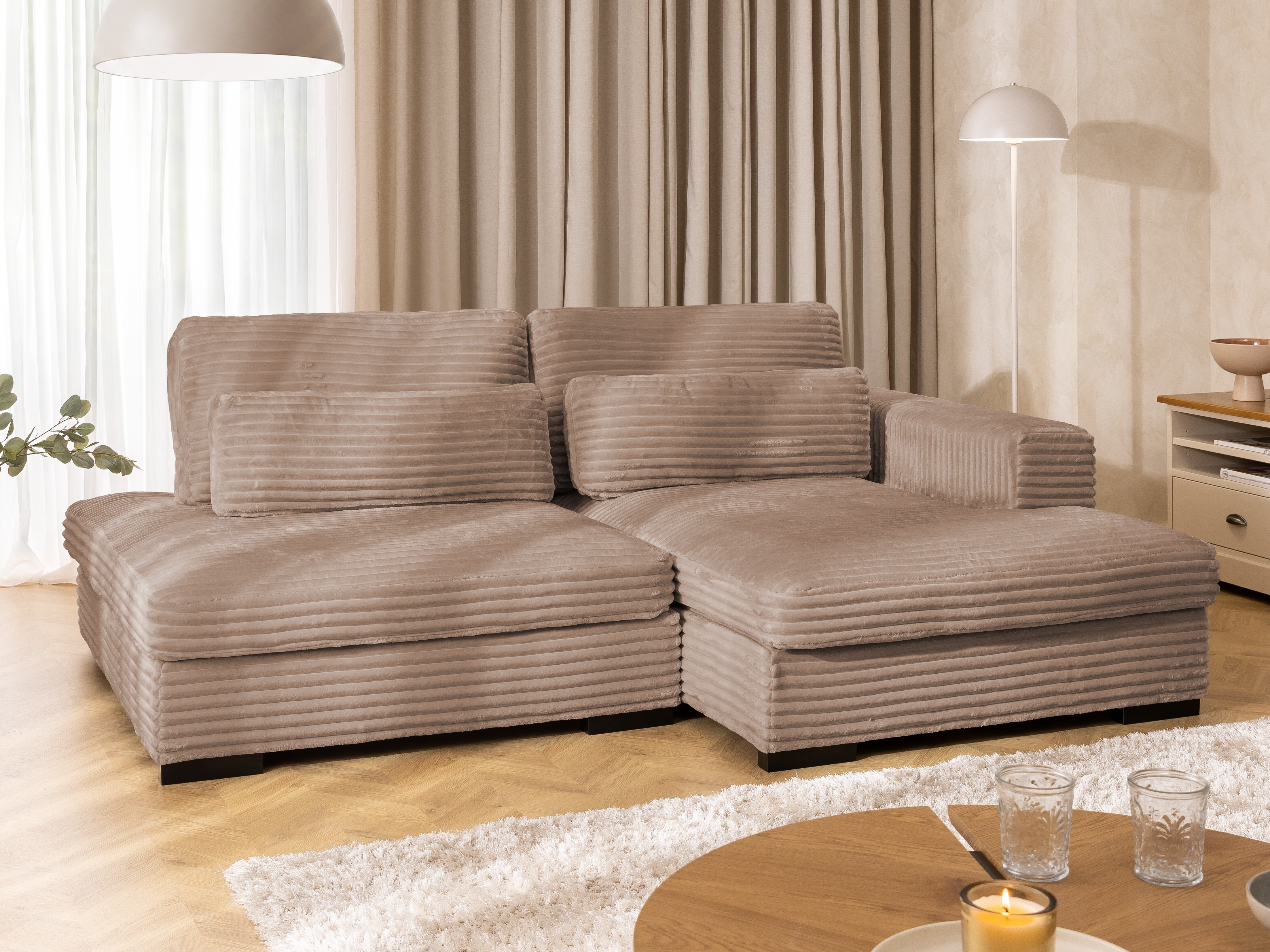 Canapé d'angle Rocklin 225 (Tilia 17)