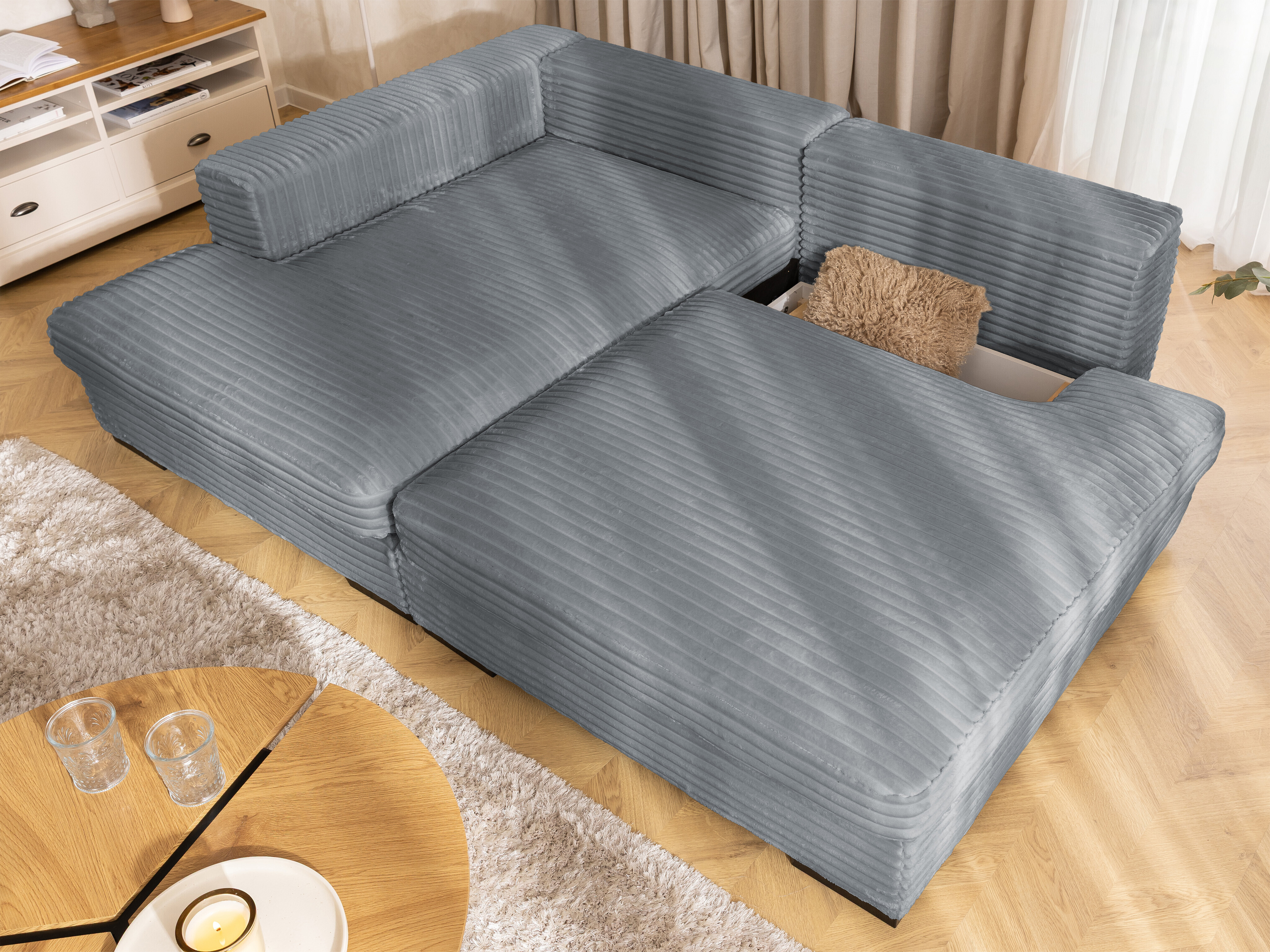Canapé d'angle Rocklin 225 (Tilia 90)