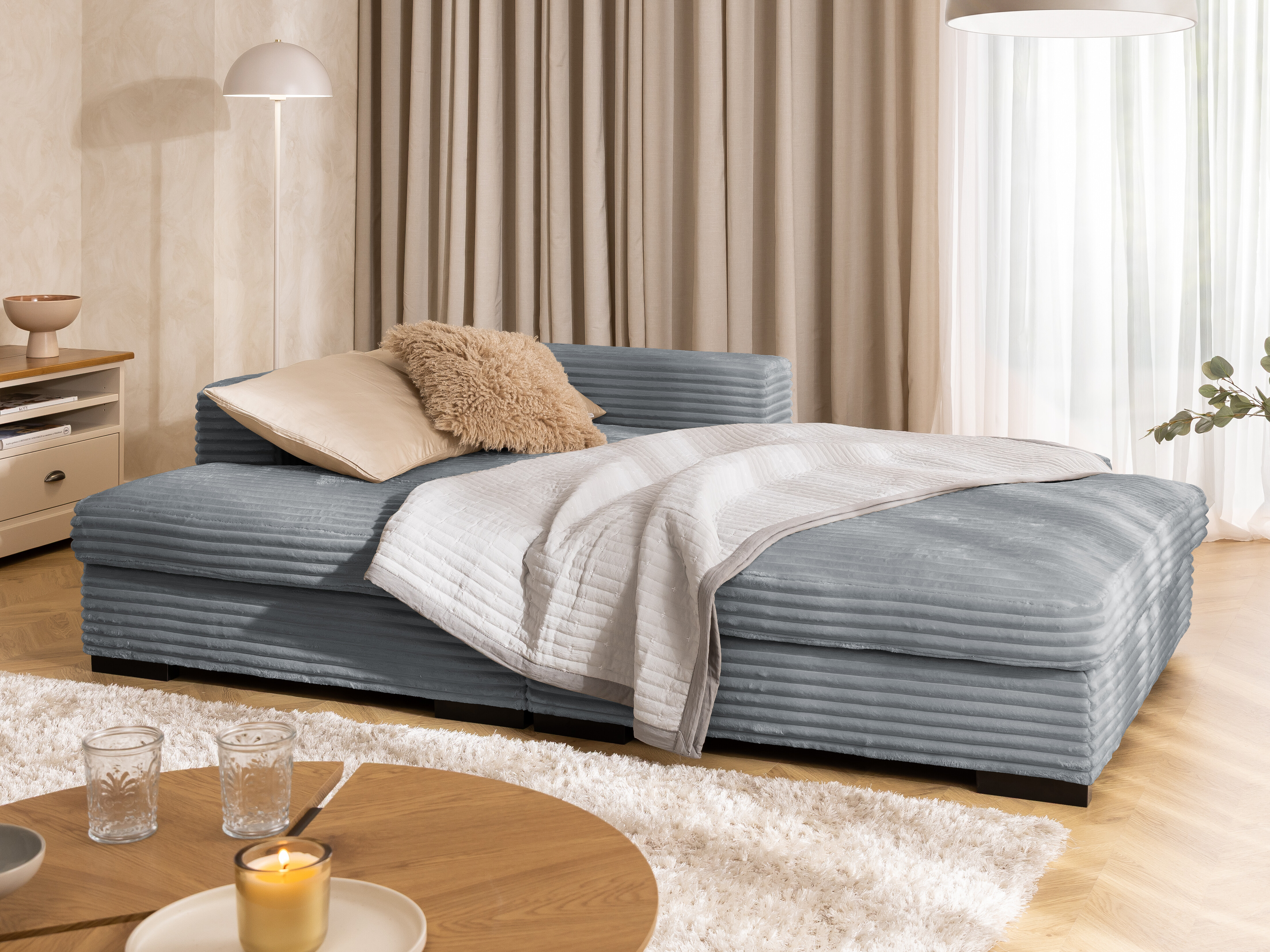 Canapé d'angle Rocklin 225 (Tilia 90)