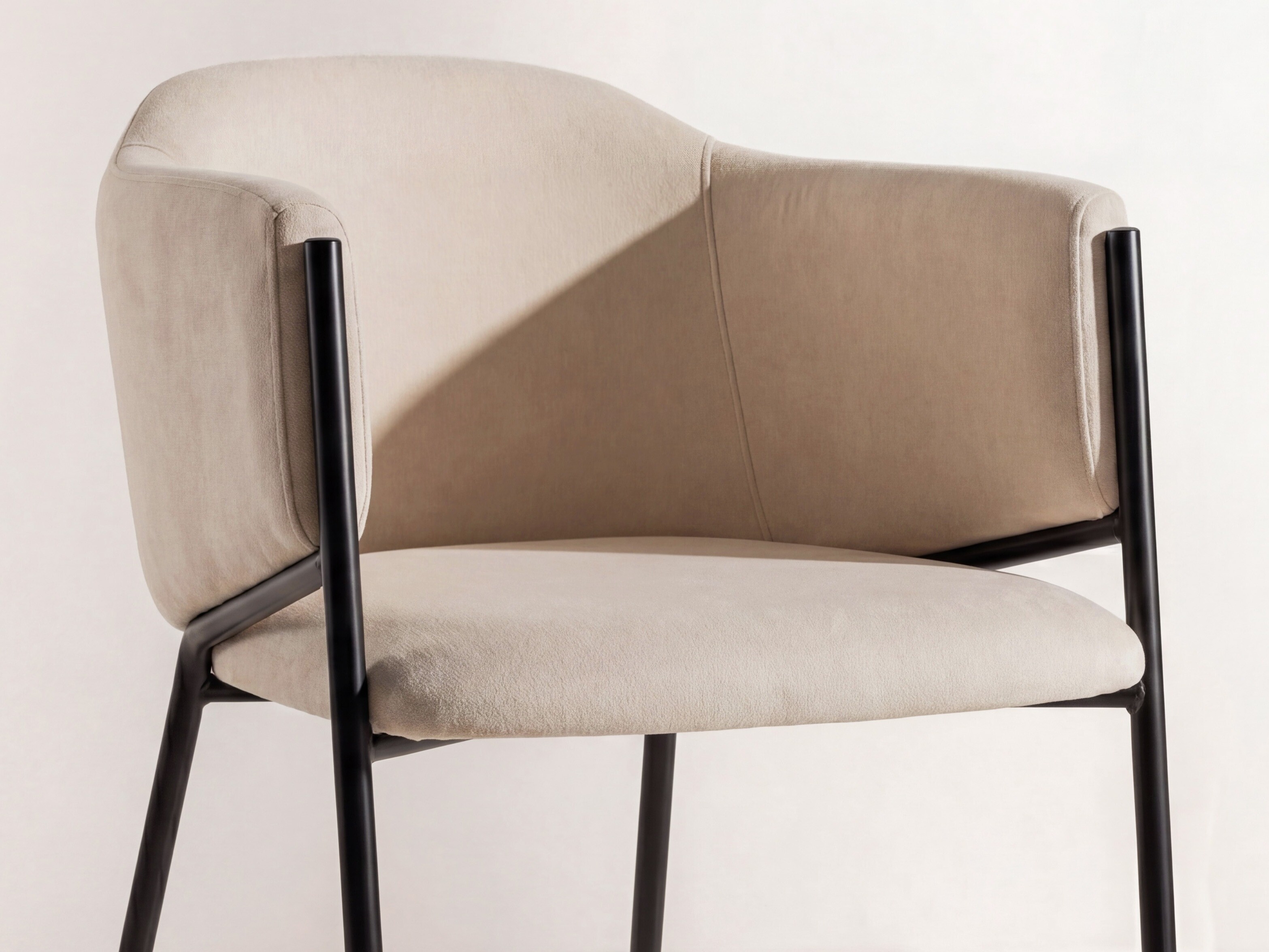 Chaise Dallas 5354 (Beige + Noir)