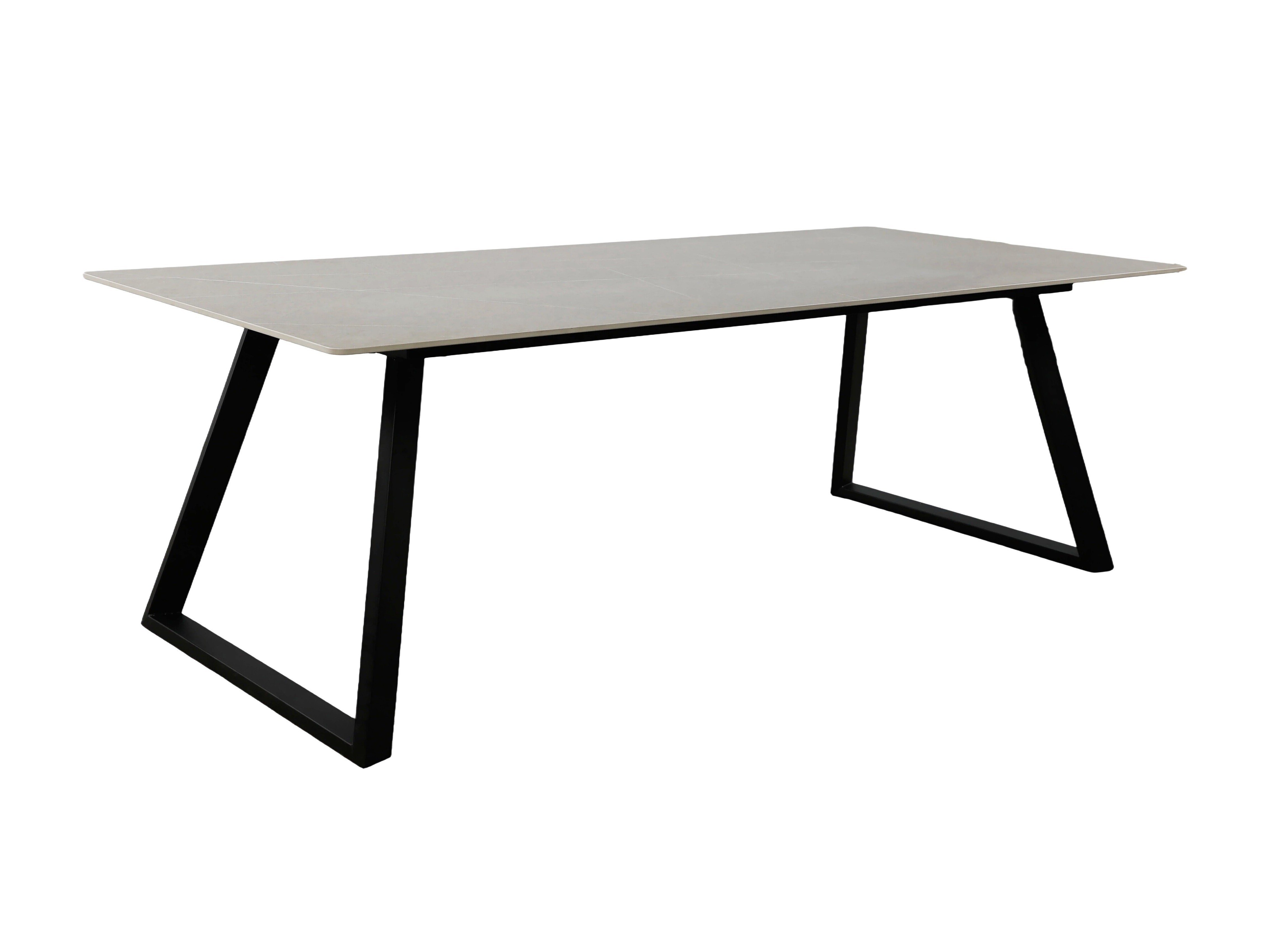 Table Dallas 5355 (Gris foncé + Noir)