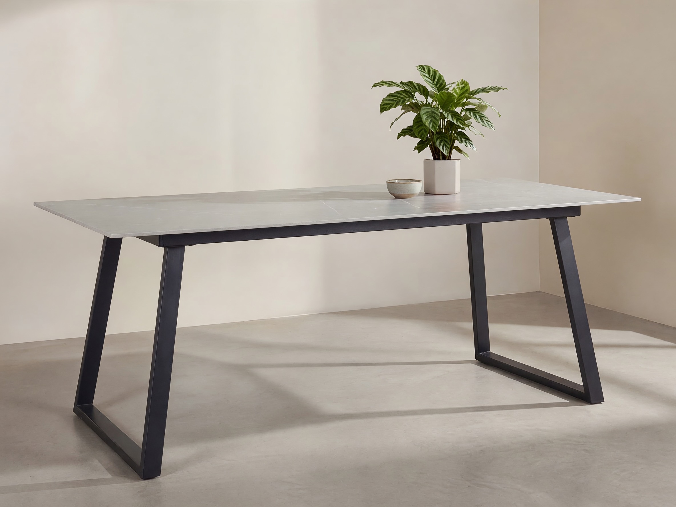 Table Dallas 5355 (Gris + Noir)