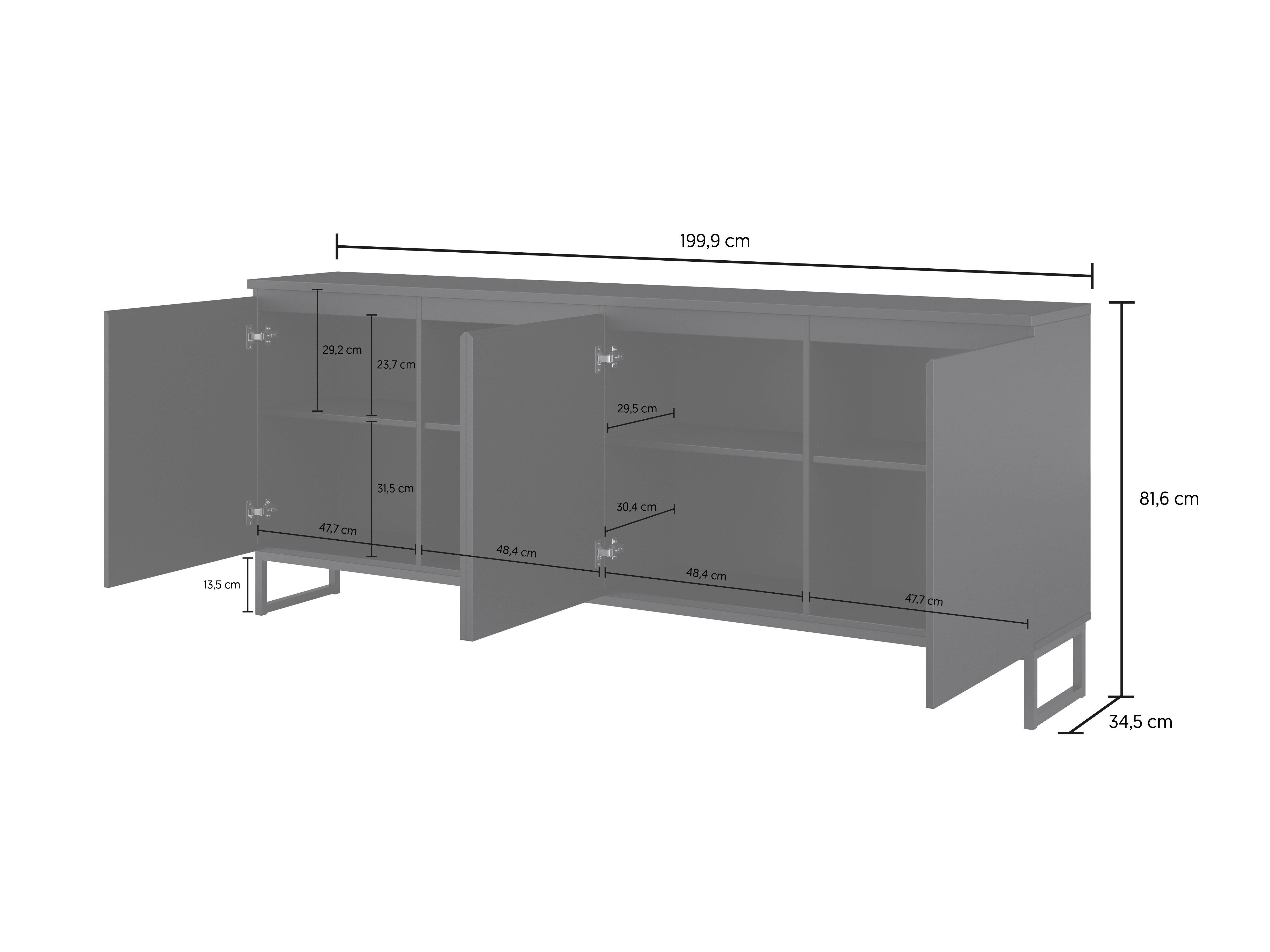 Buffet Velsora 100 (Noir)