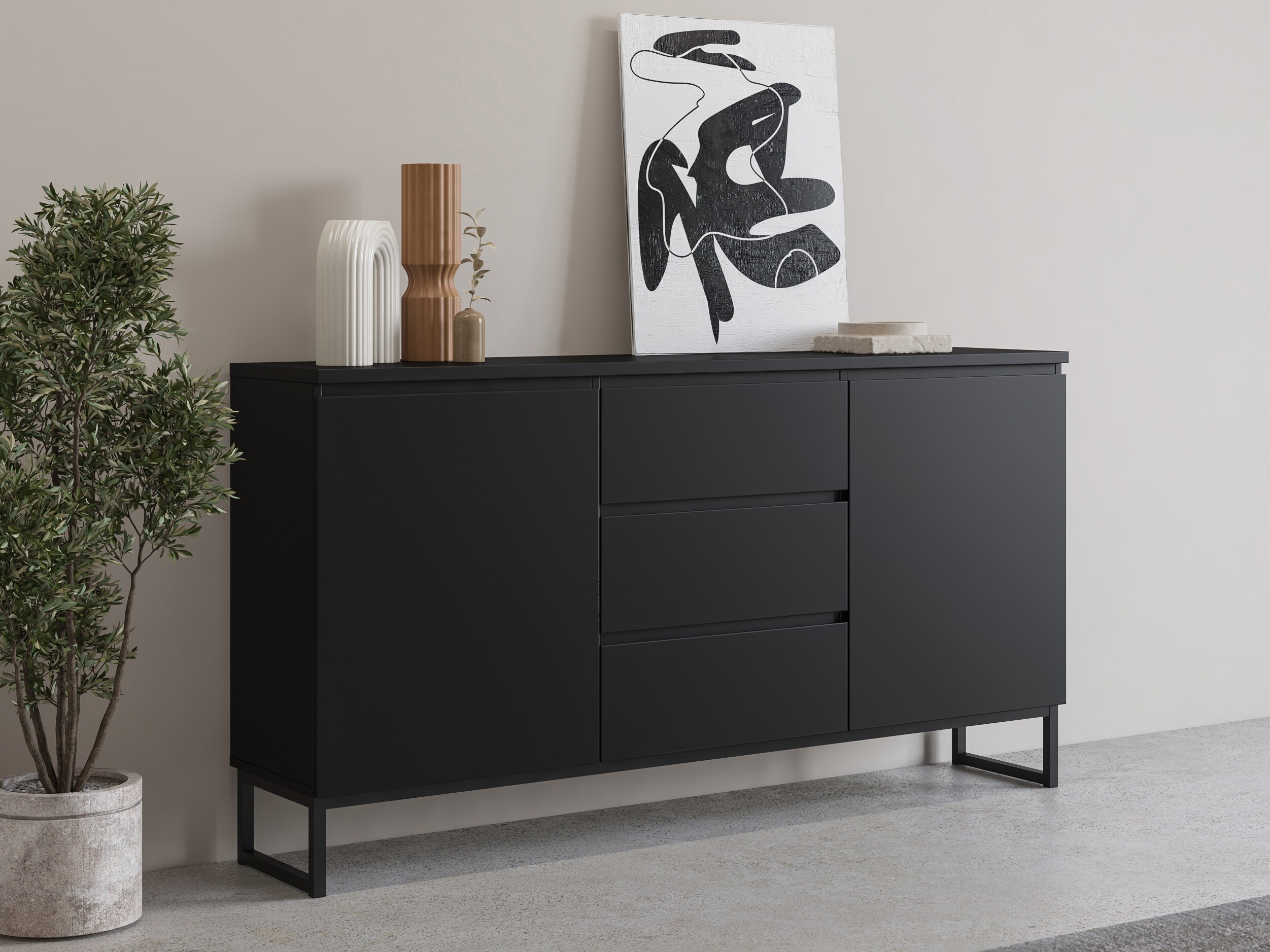 Commode Velsora 102 (Noir)