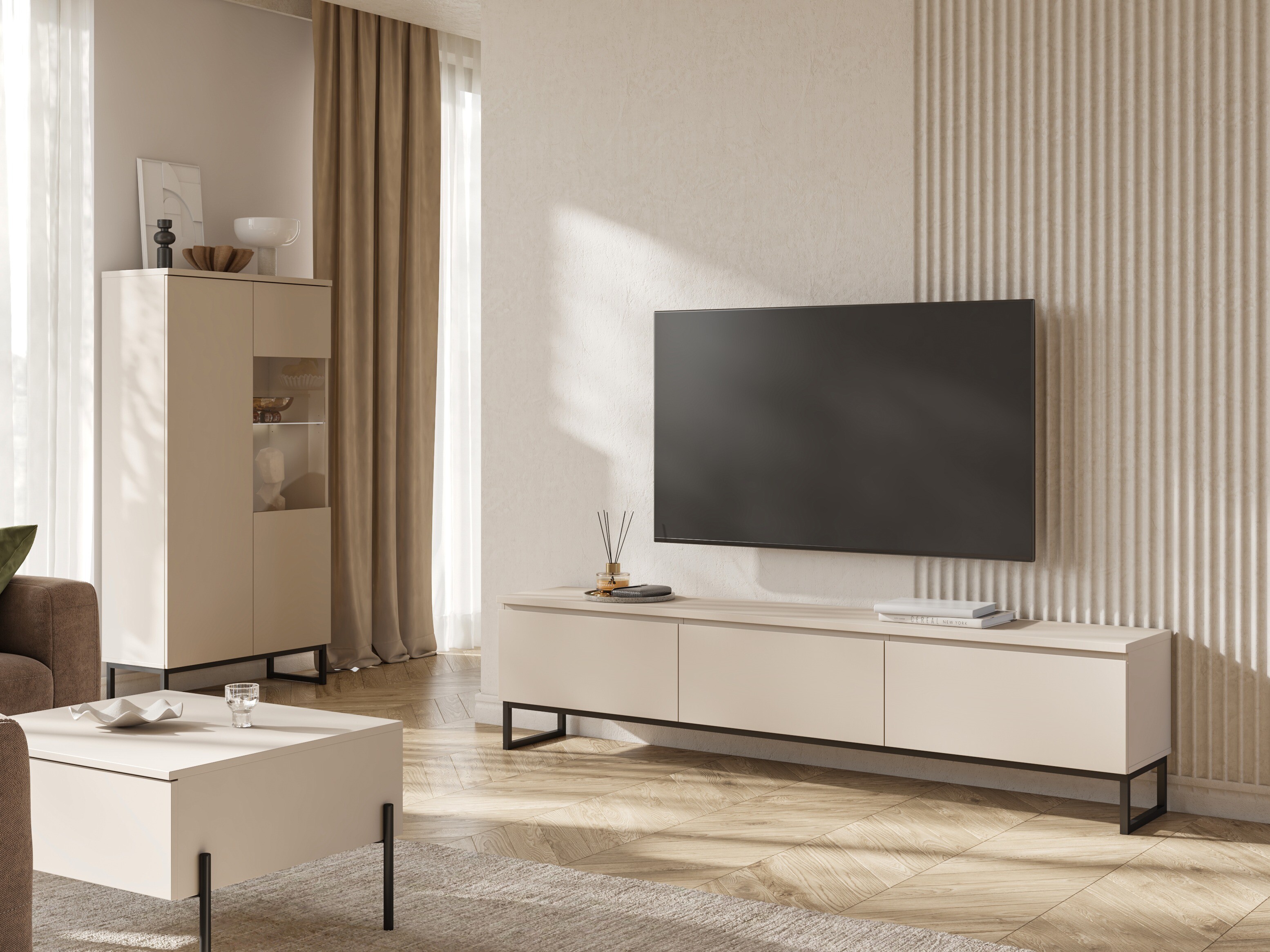 Meuble TV Velsora 101 (Cachemire)