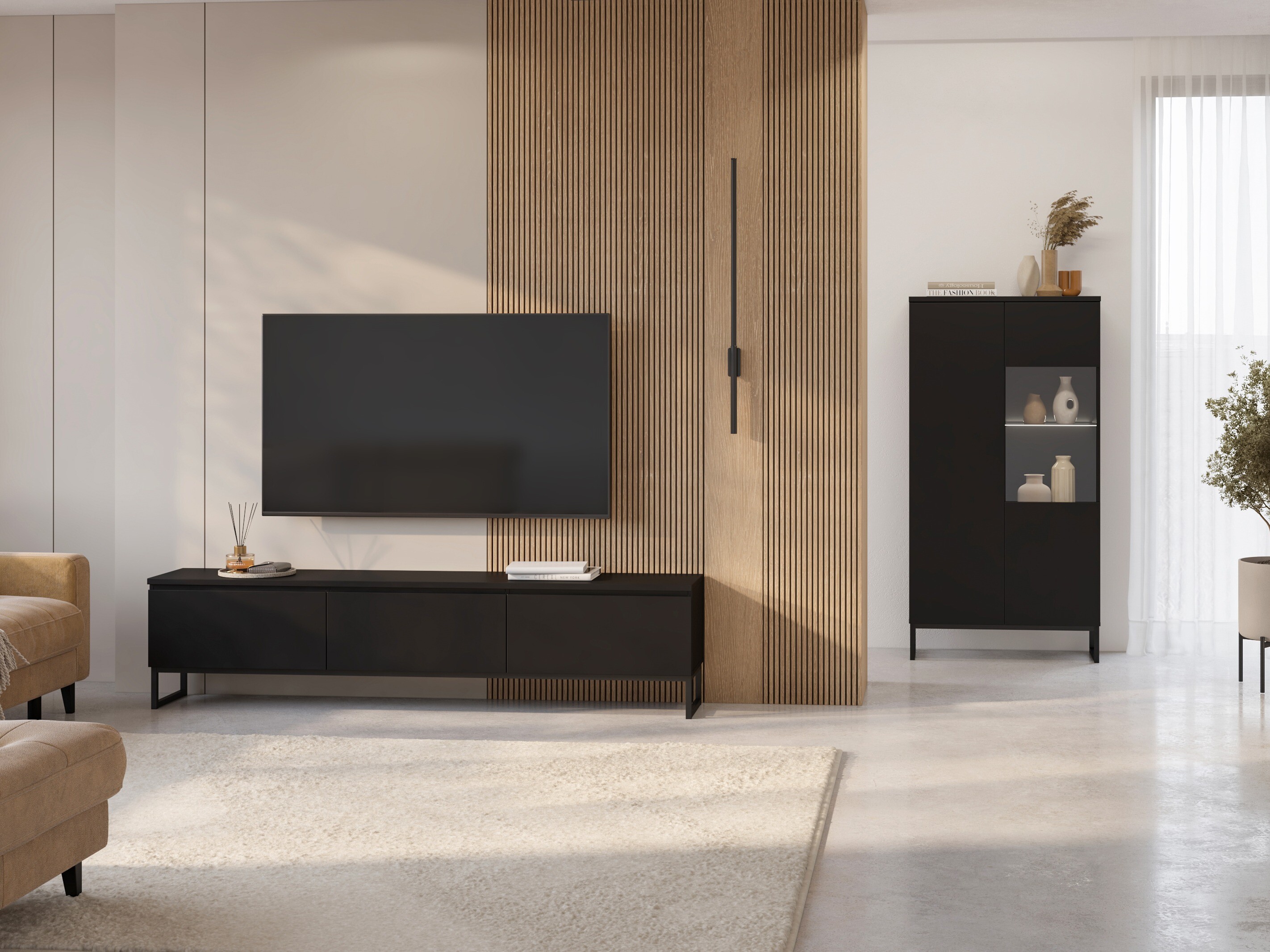 Meuble TV Velsora 101 (Noir)
