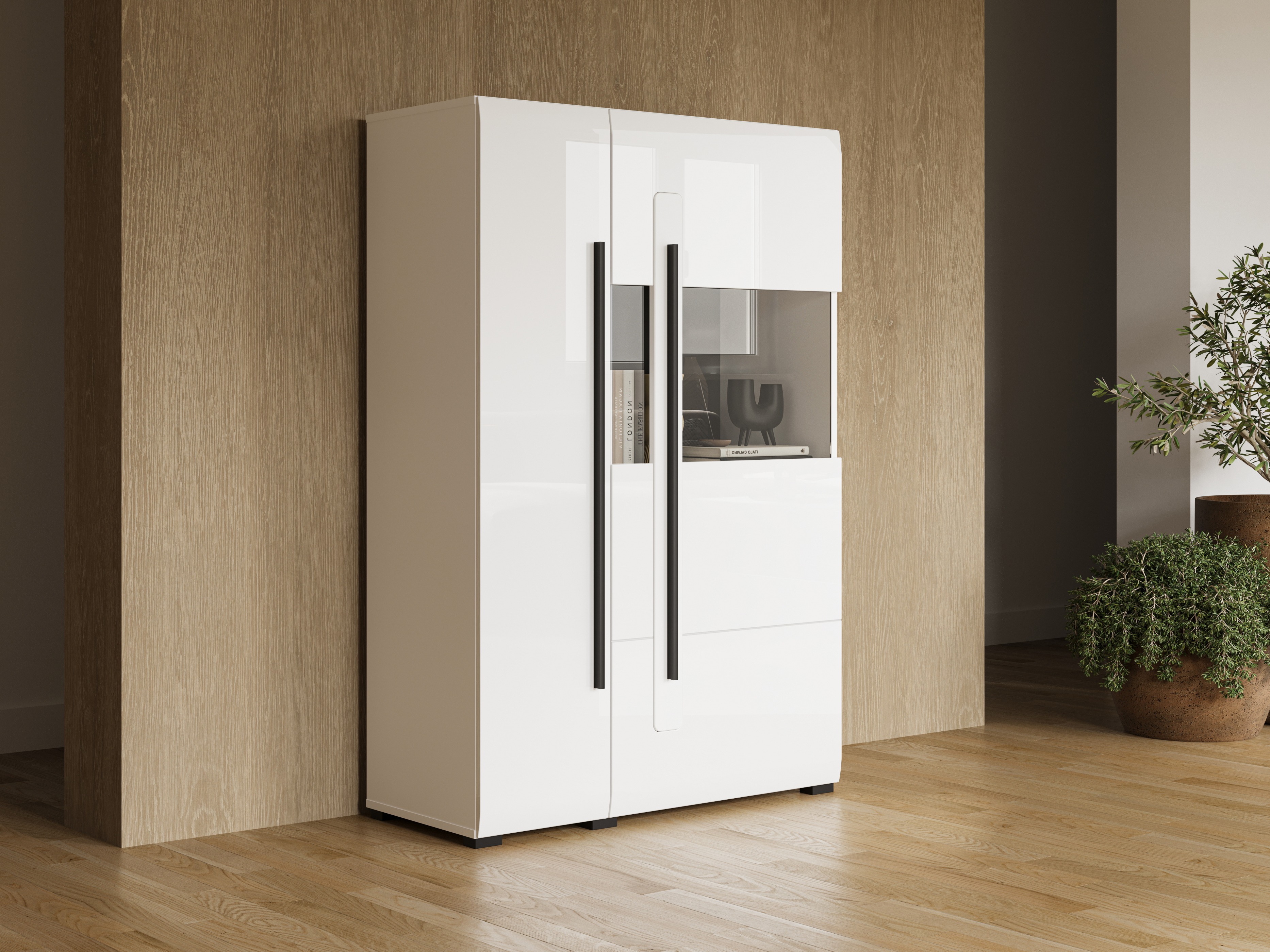Buffet Ophsalu 105 (Blanc + Blanc brillant)