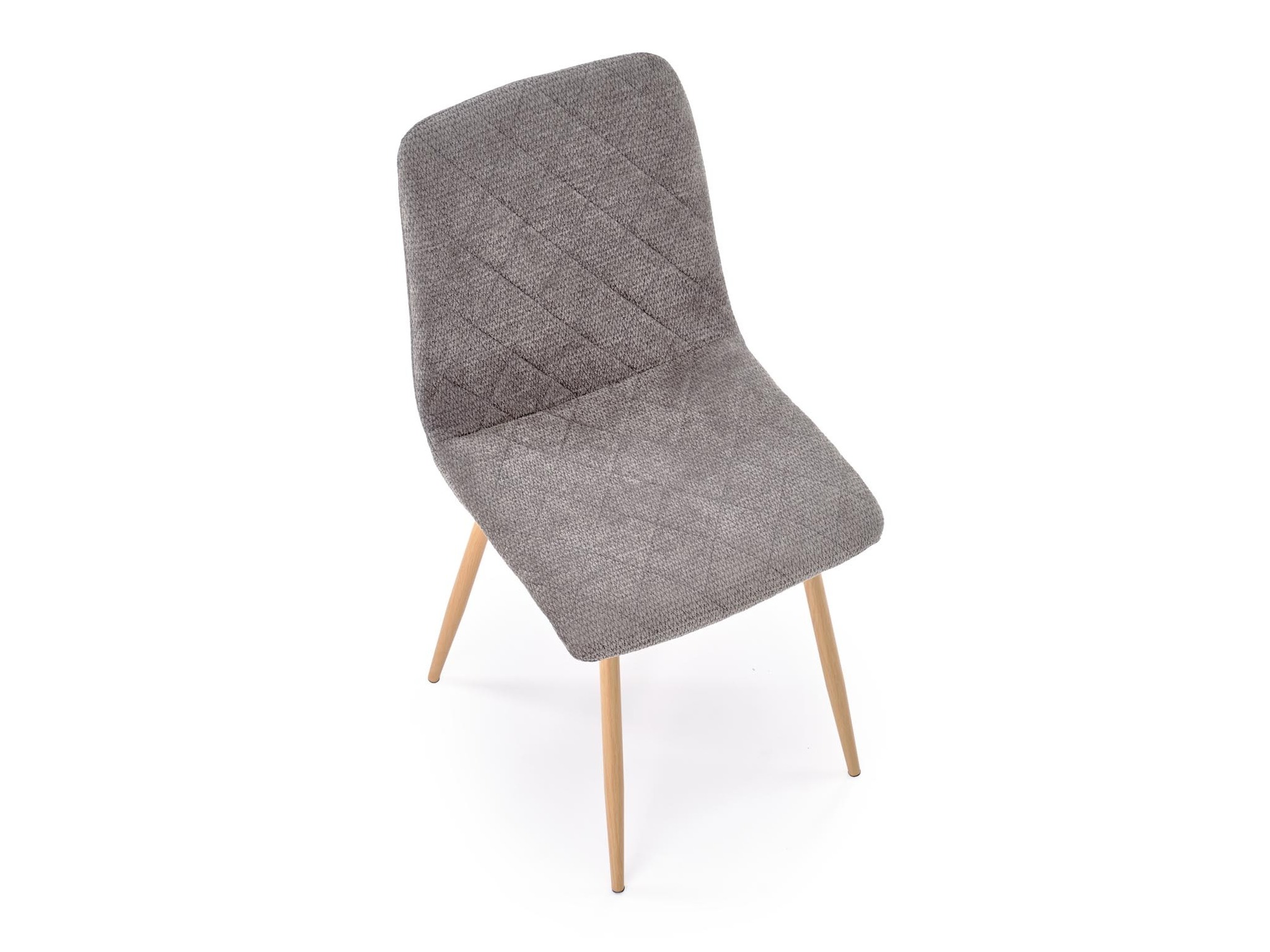 Chaise Houston 1731 (Gris + Clair bois)