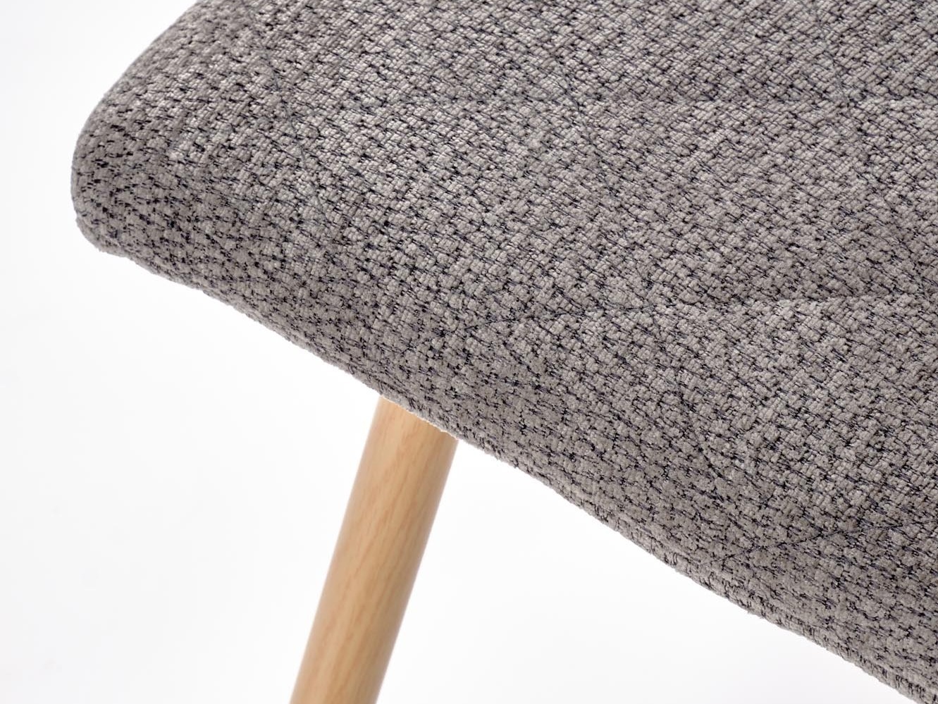 Chaise Houston 1731 (Gris + Clair bois)