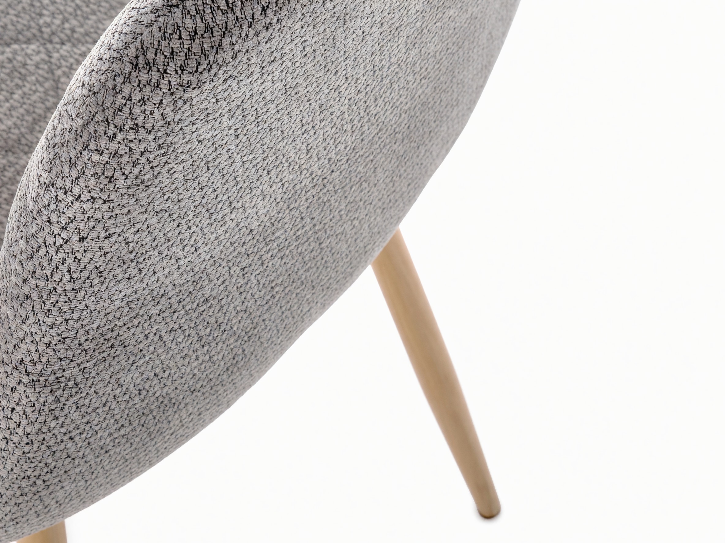 Chaise Houston 1731 (Gris + Clair bois)