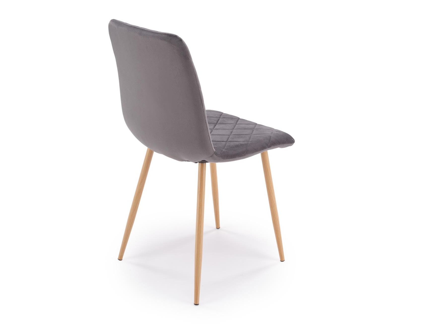 Chaise Houston 1731 (Gris foncé + Clair bois)
