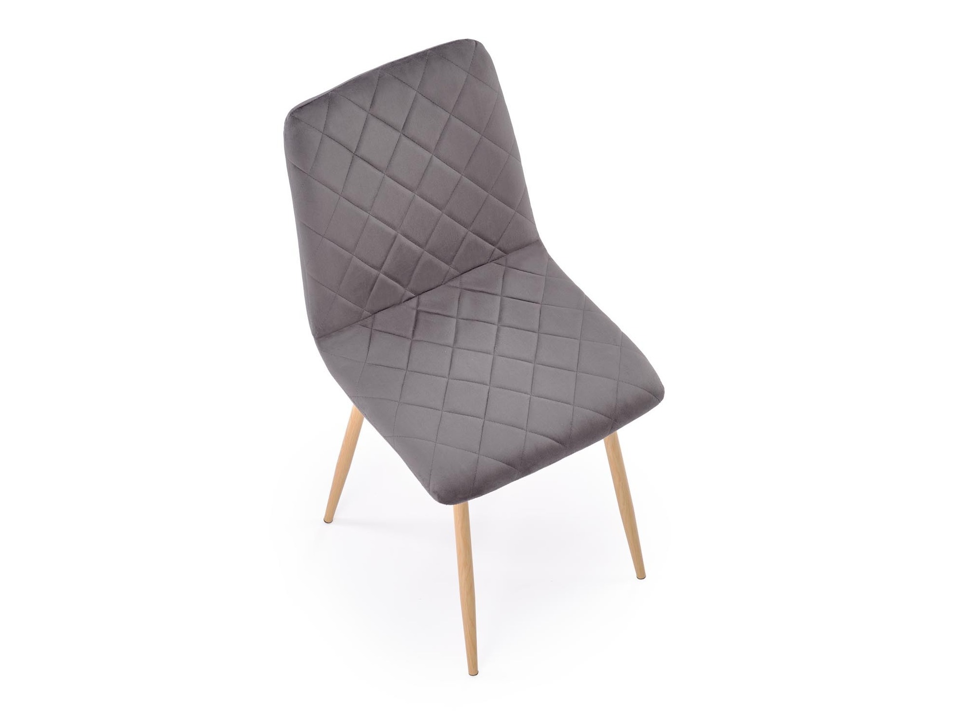 Chaise Houston 1731 (Gris foncé + Clair bois)