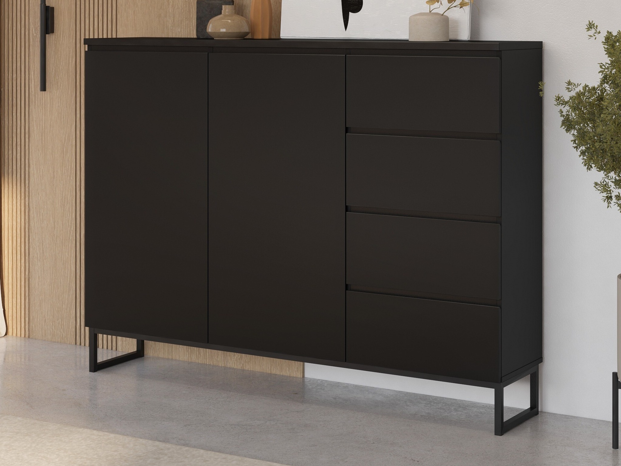 Commode Velsora 104 (Noir)