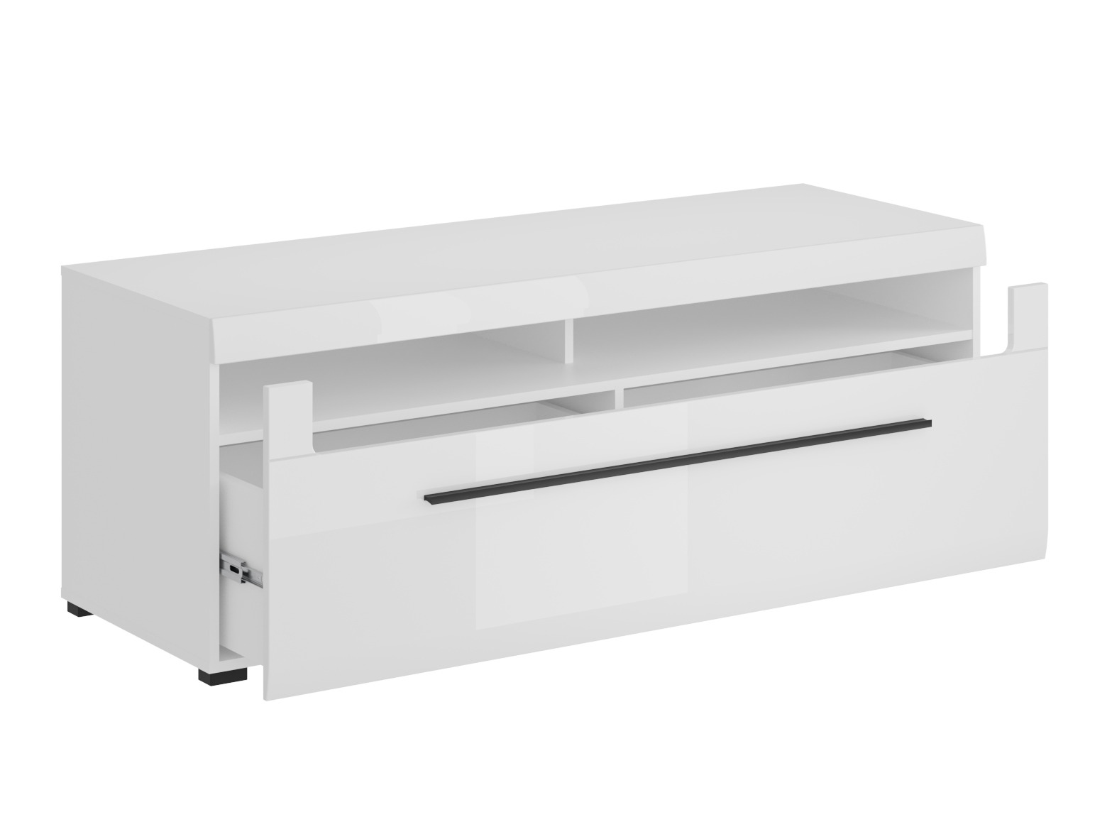 Ensemble de salon Ophsalu 112 (Blanc + Blanc brillant)