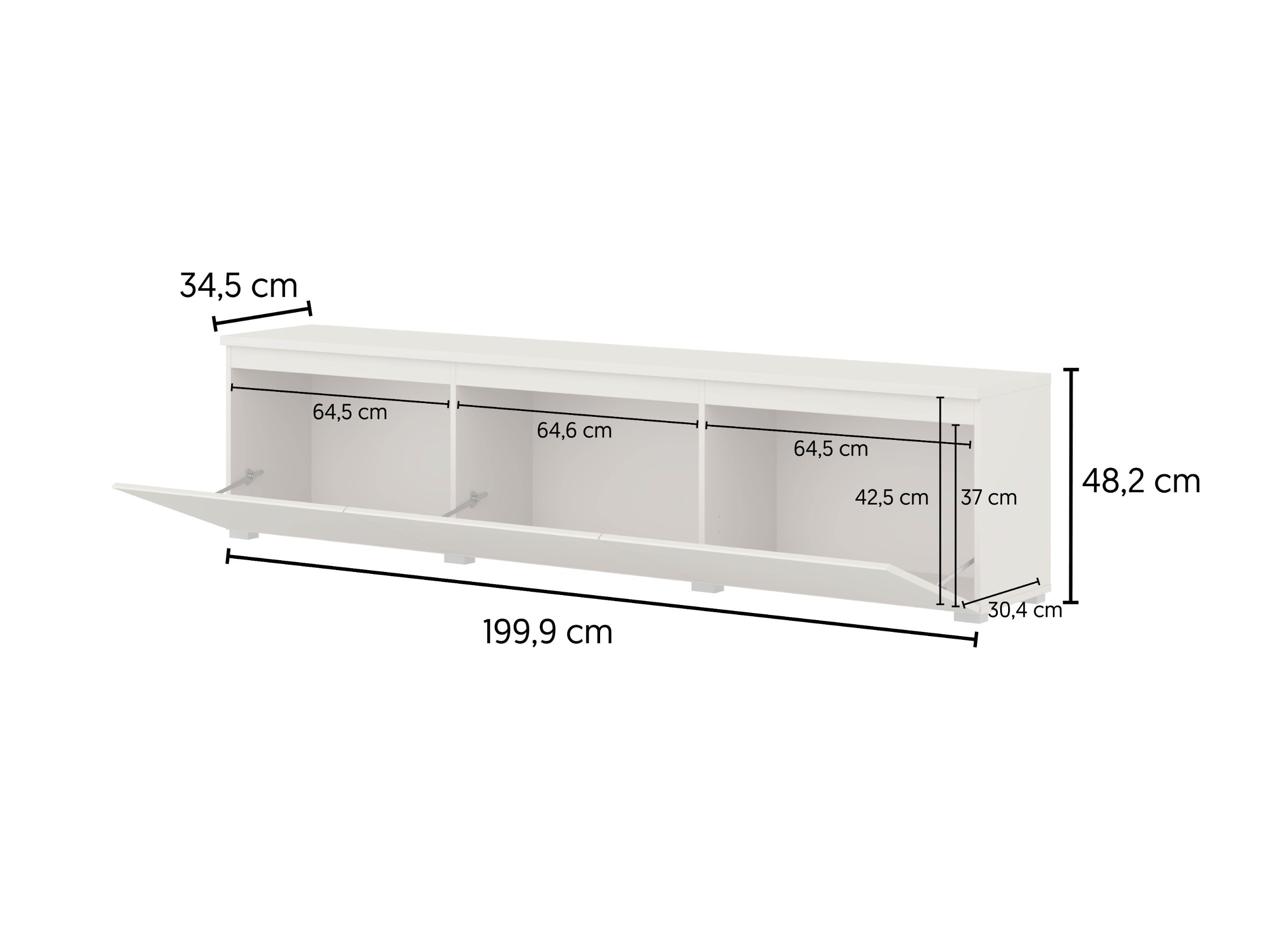 Meuble TV Baletu 113 (Cachemire)