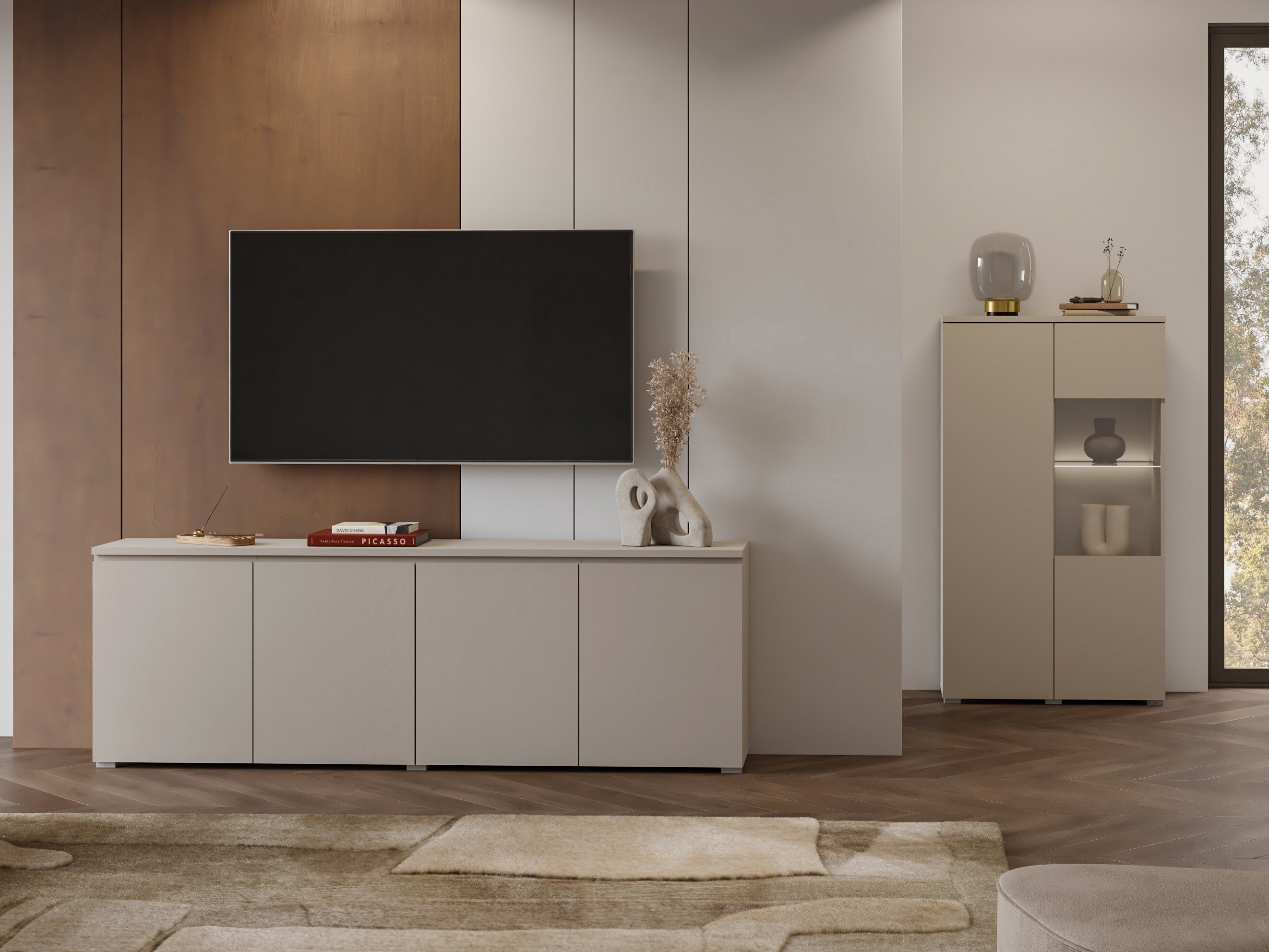 Meuble TV Baletu 113 (Cachemire)