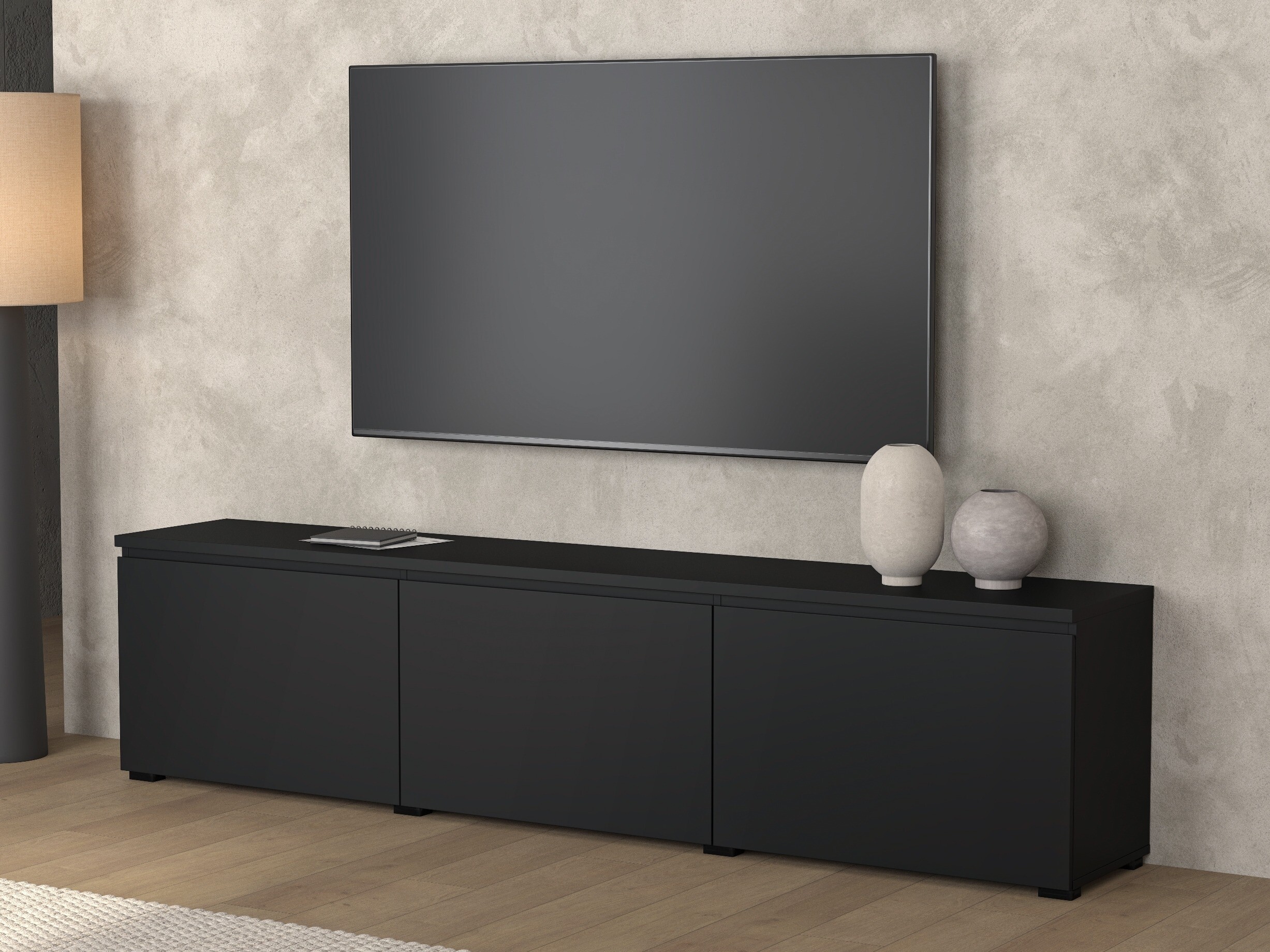 Meuble TV Baletu 113 (Noir)