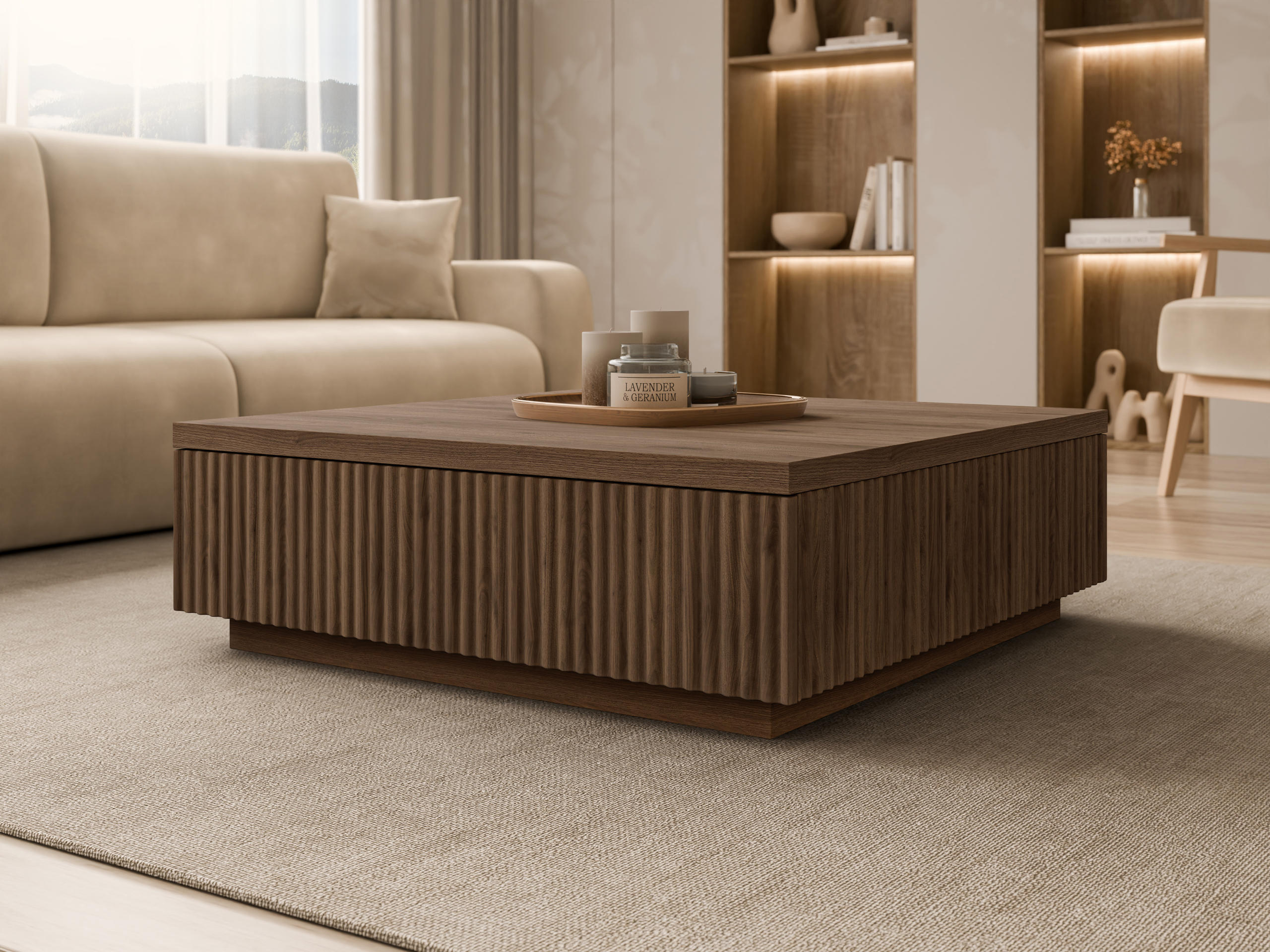 Table basse Miami 413 (Noyer)