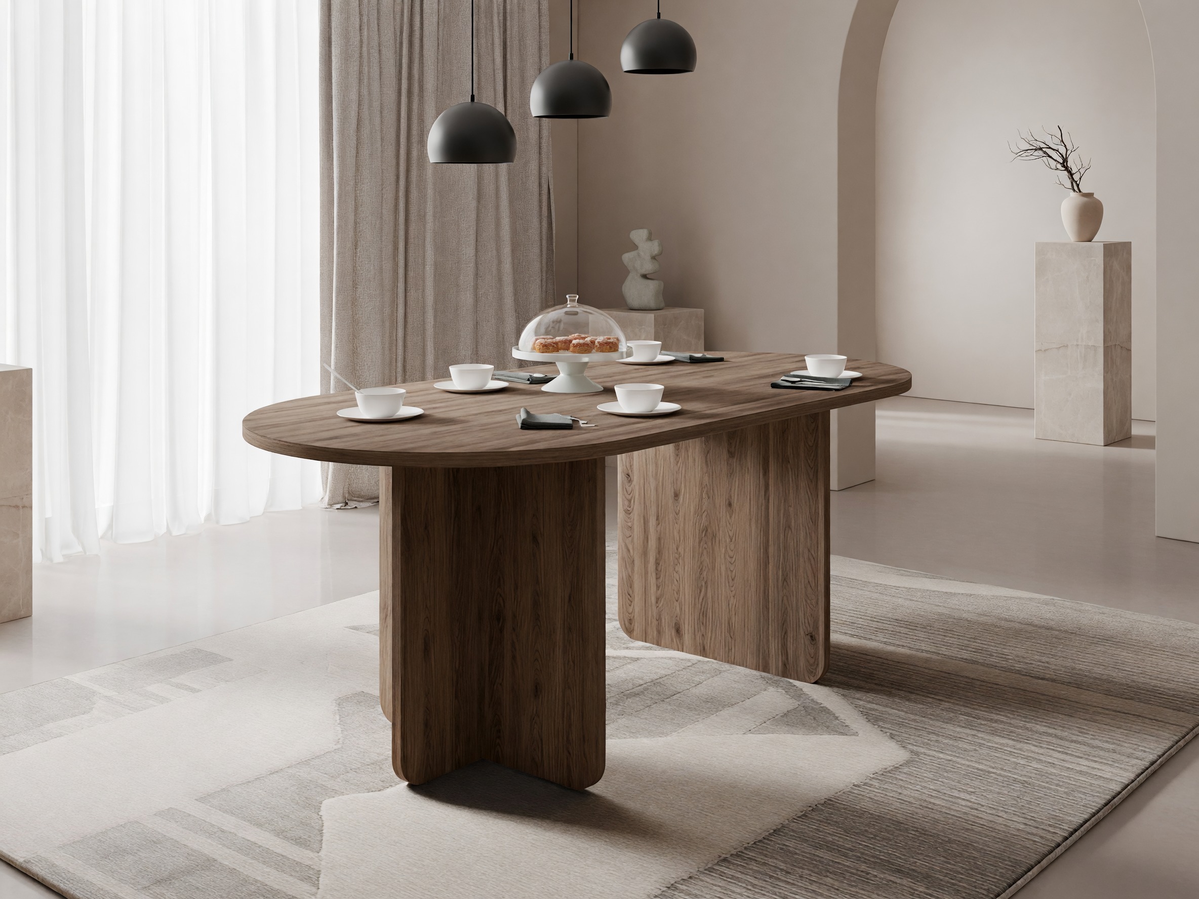 Table Comfivo 595 (Noyer)