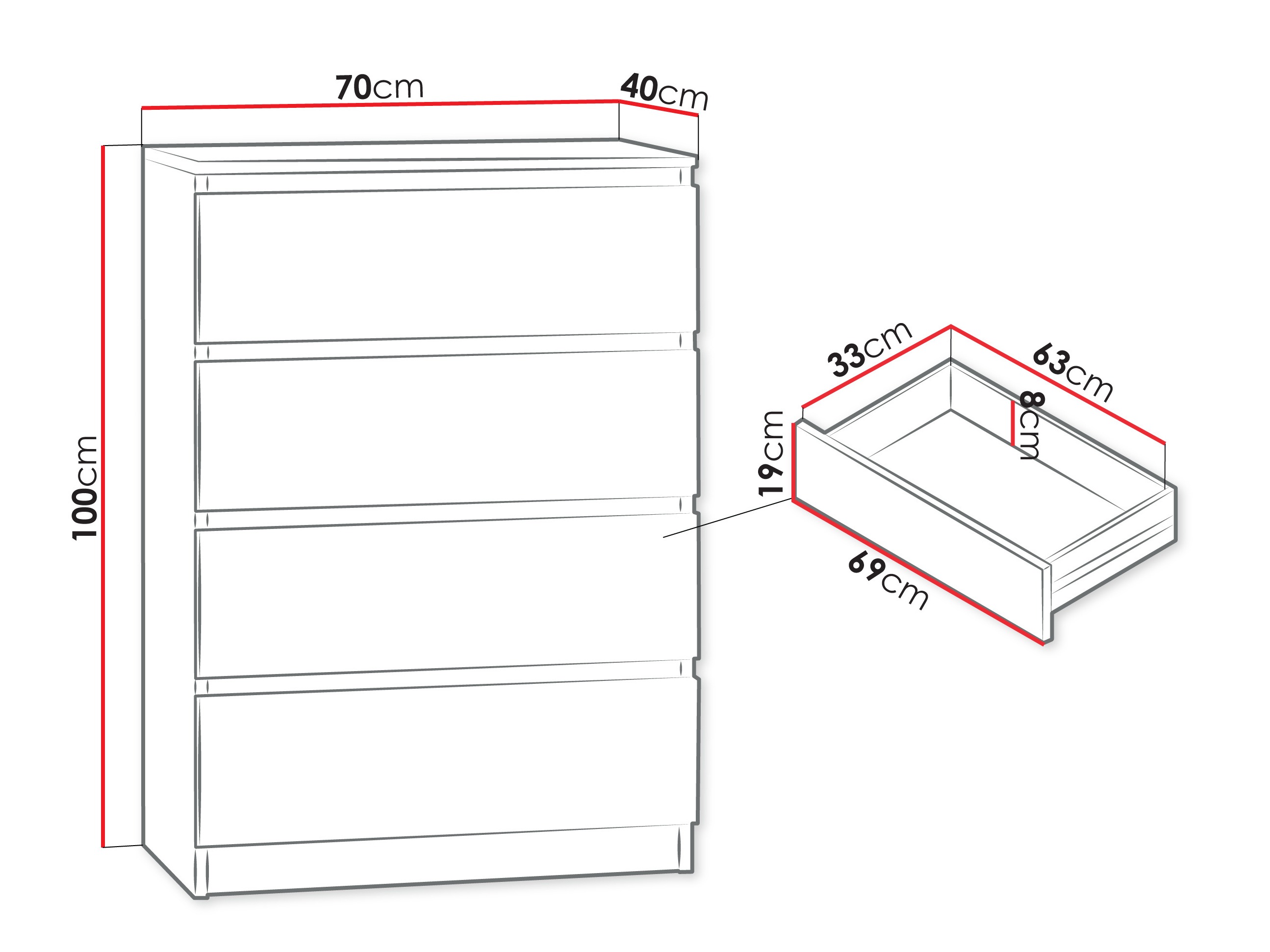 Commode Comfivo Structor I (Noir)