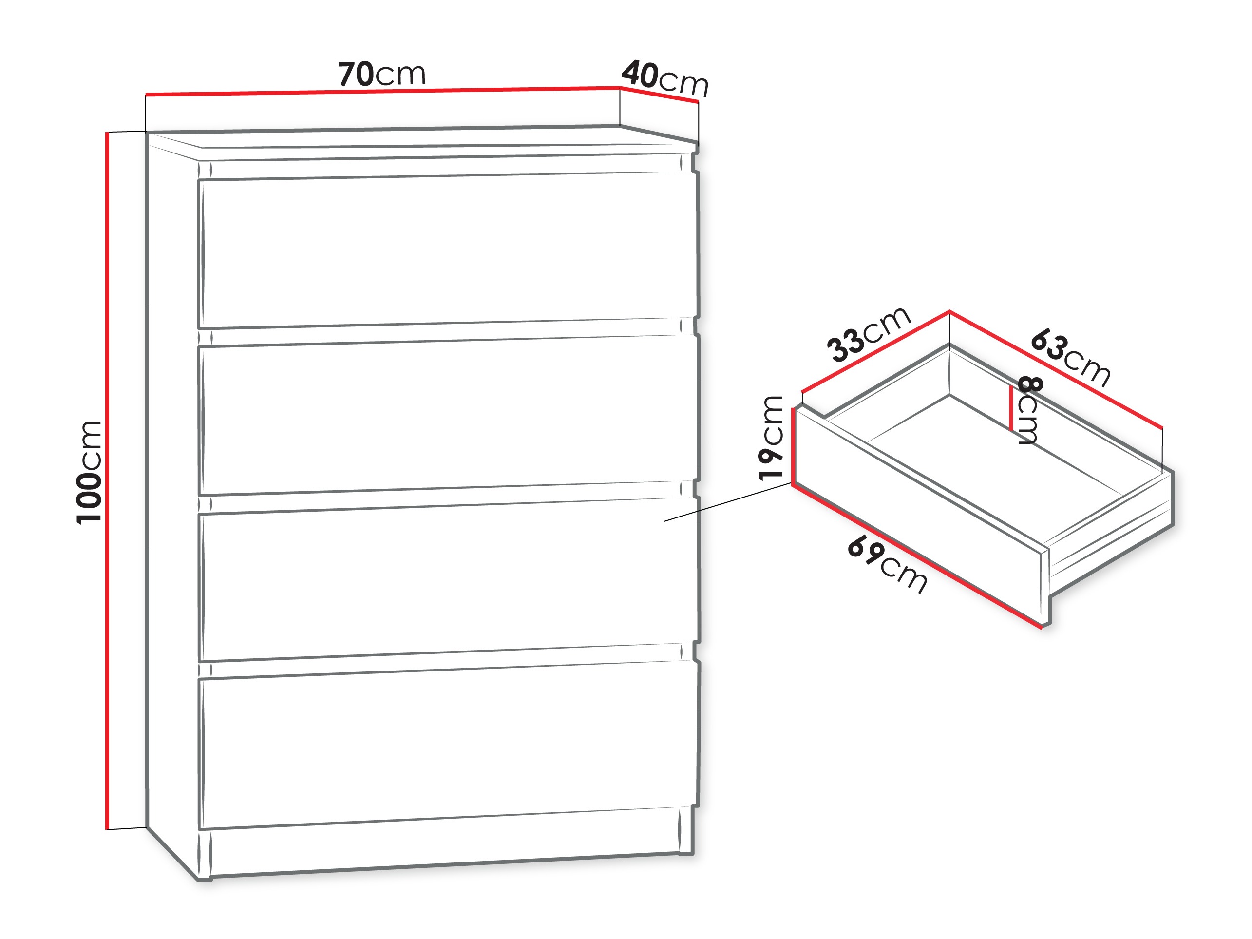 Commode Comfivo Structor I (Noyer)