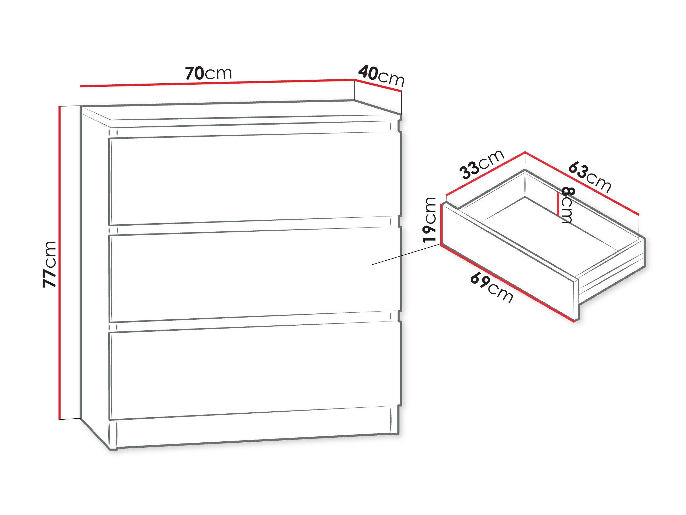 Commode Comfivo Structor (Noir)