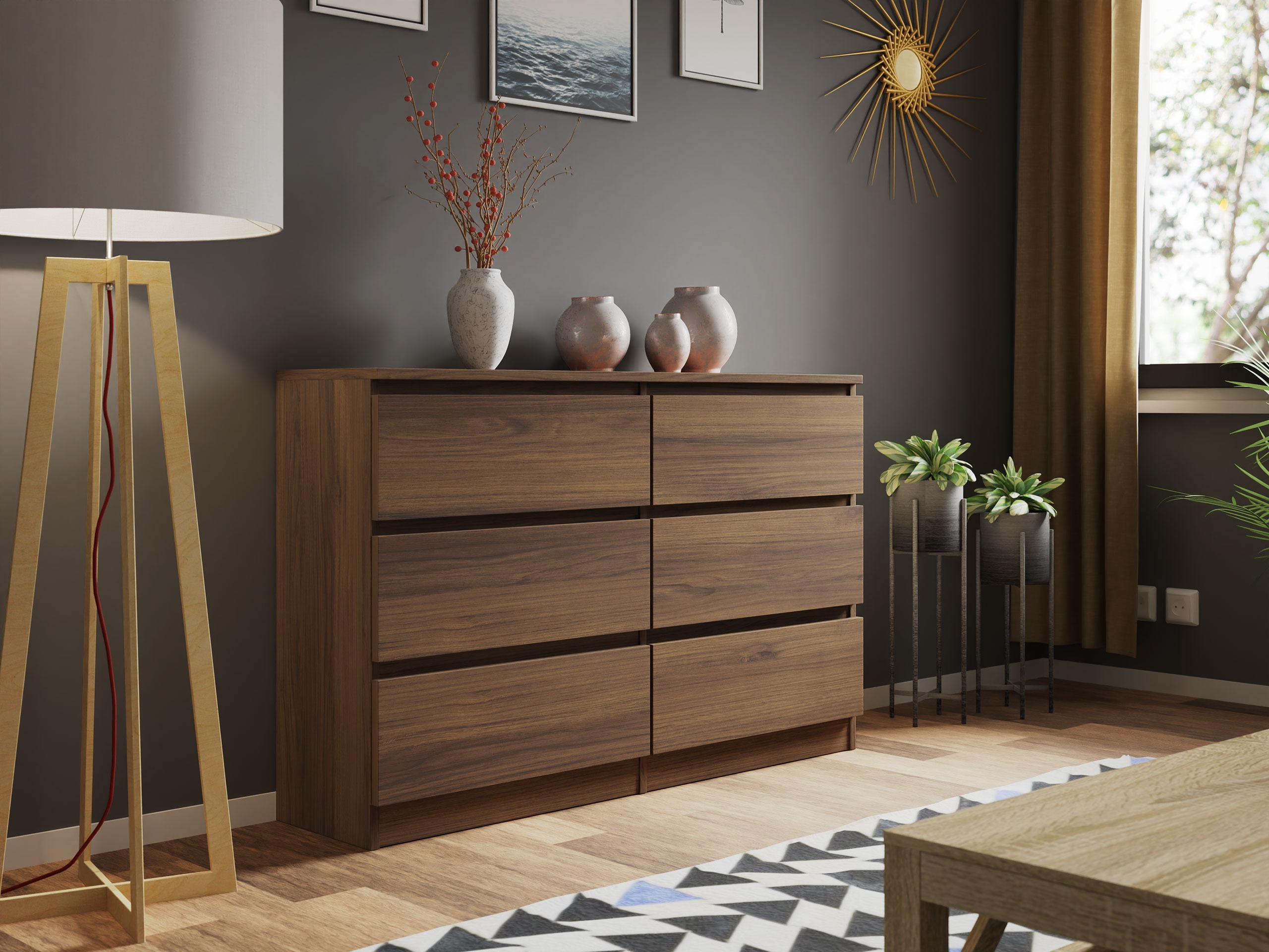 Commode Comfivo Structor V (Noyer)