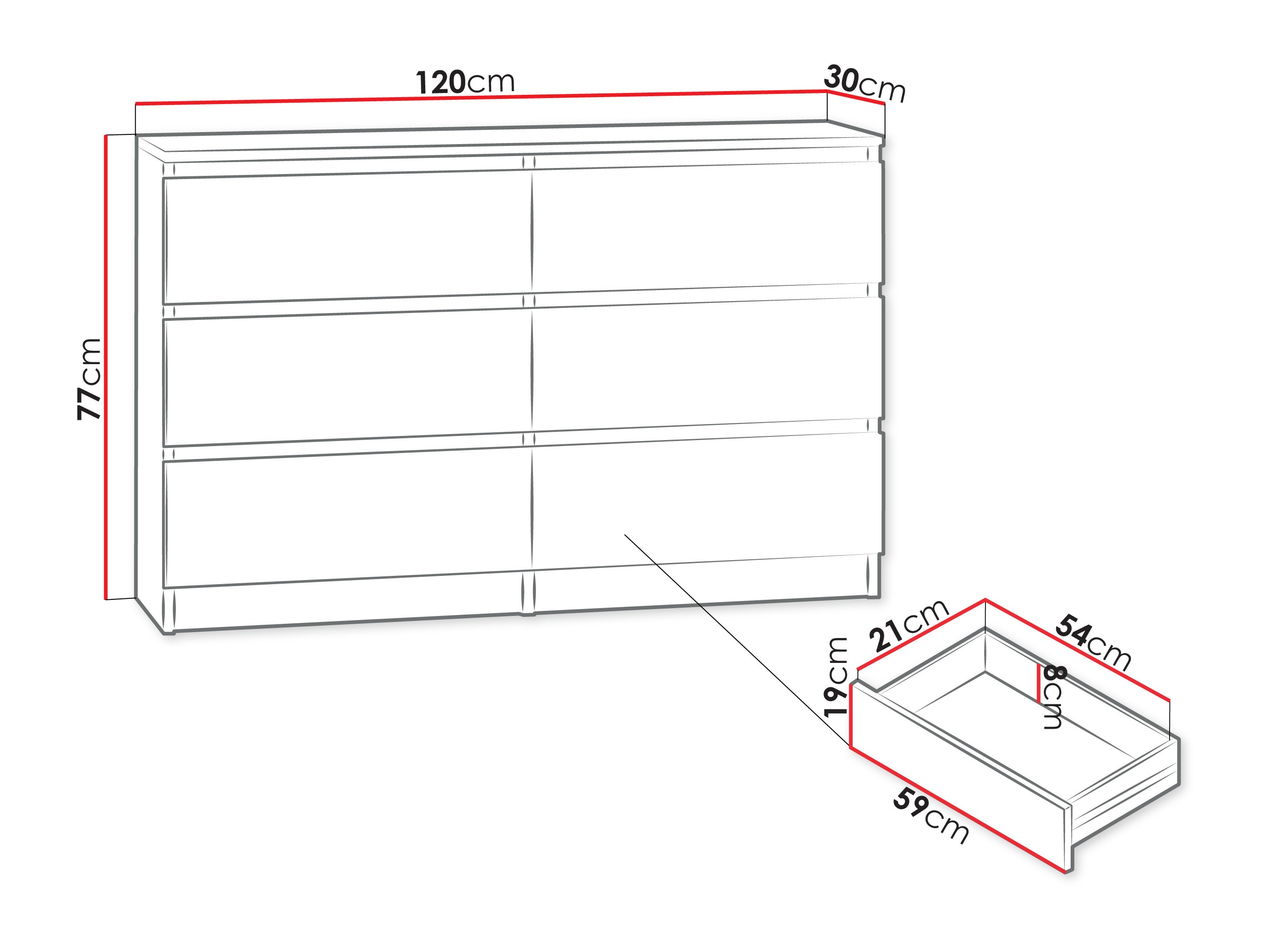 Commode Comfivo Structor V (Noir)