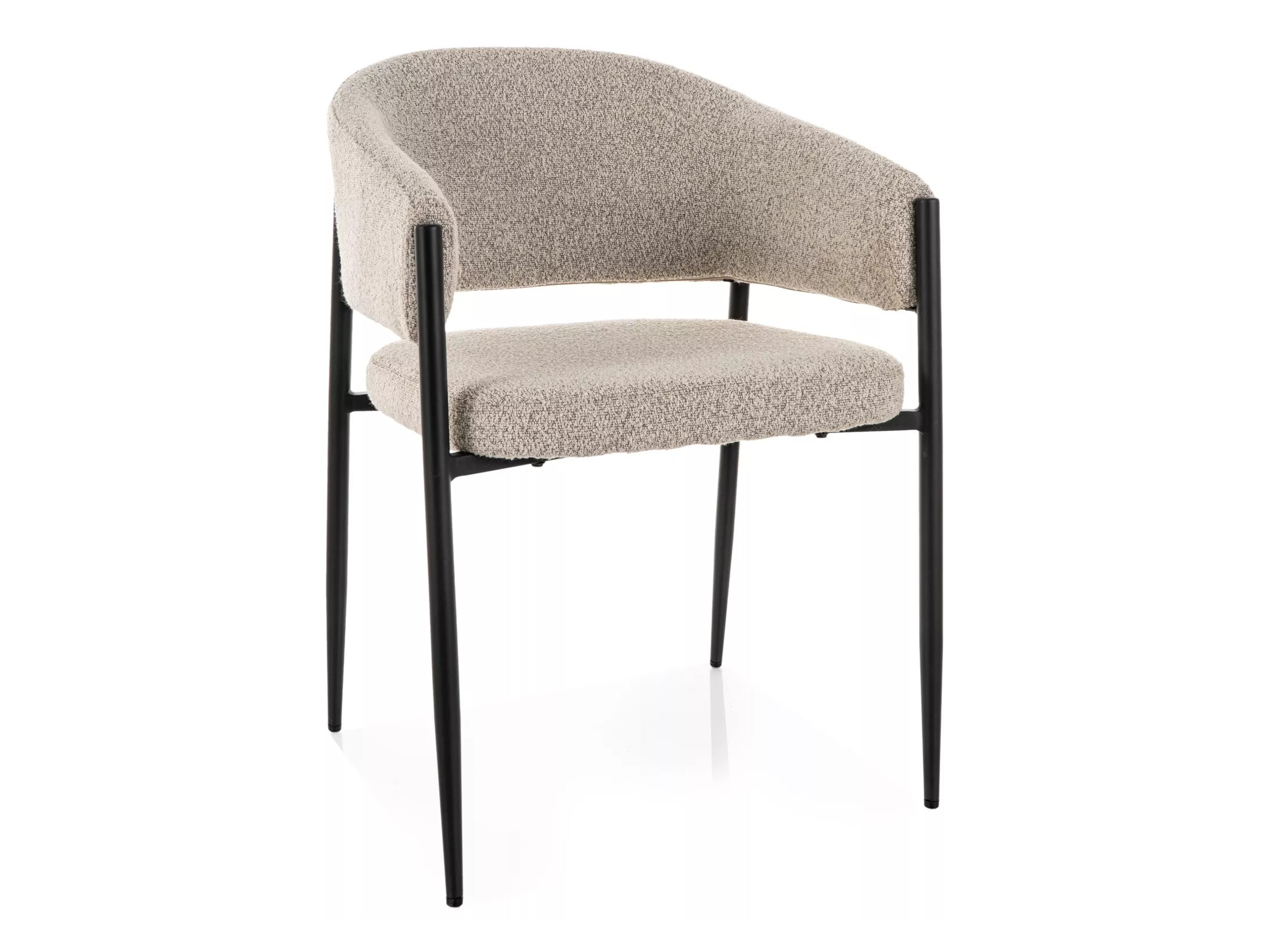 Chaise Detroit 1053 (Beige + Noir mat)