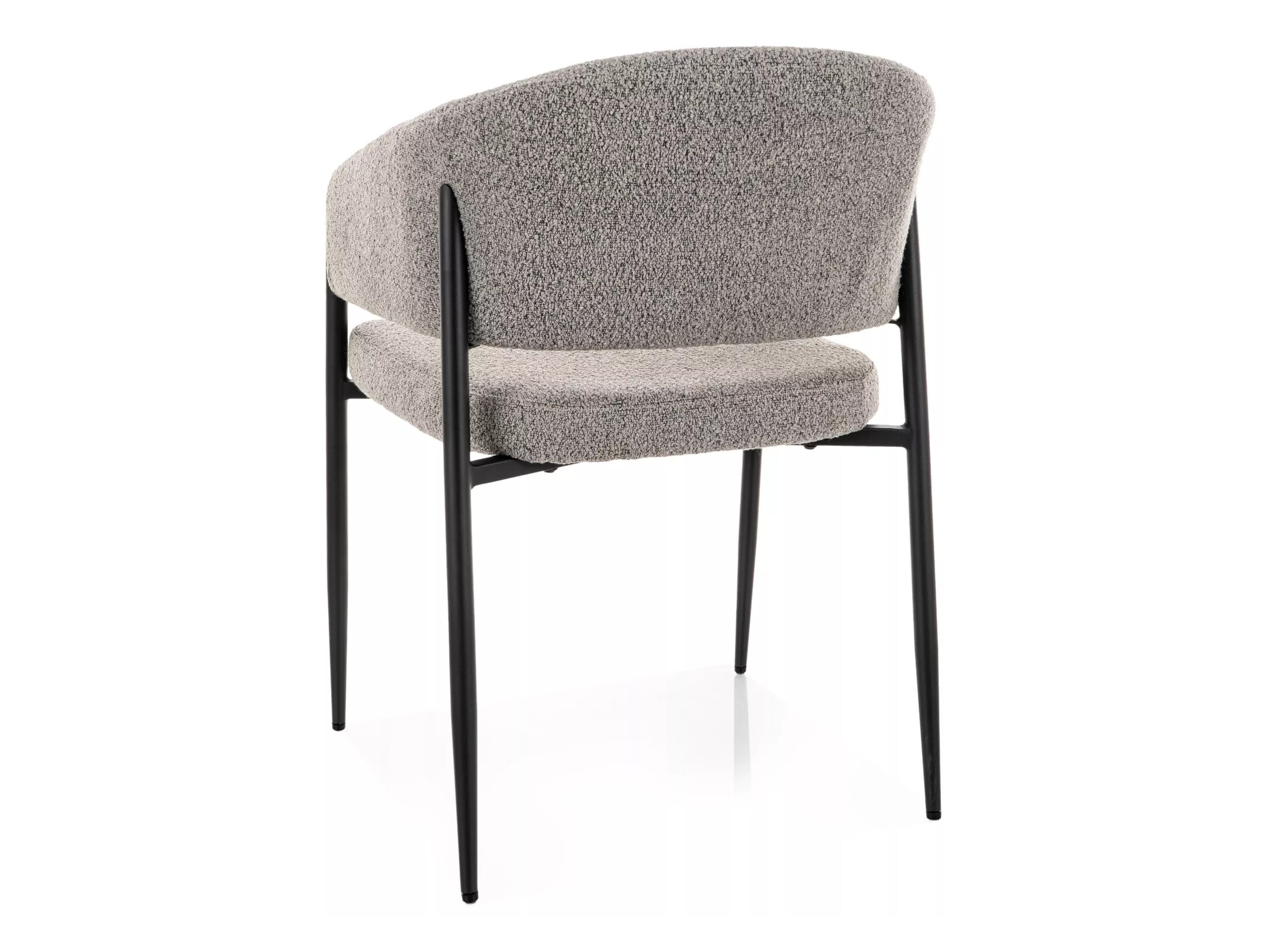 Chaise Detroit 1053 (Gris + Mat Noir)