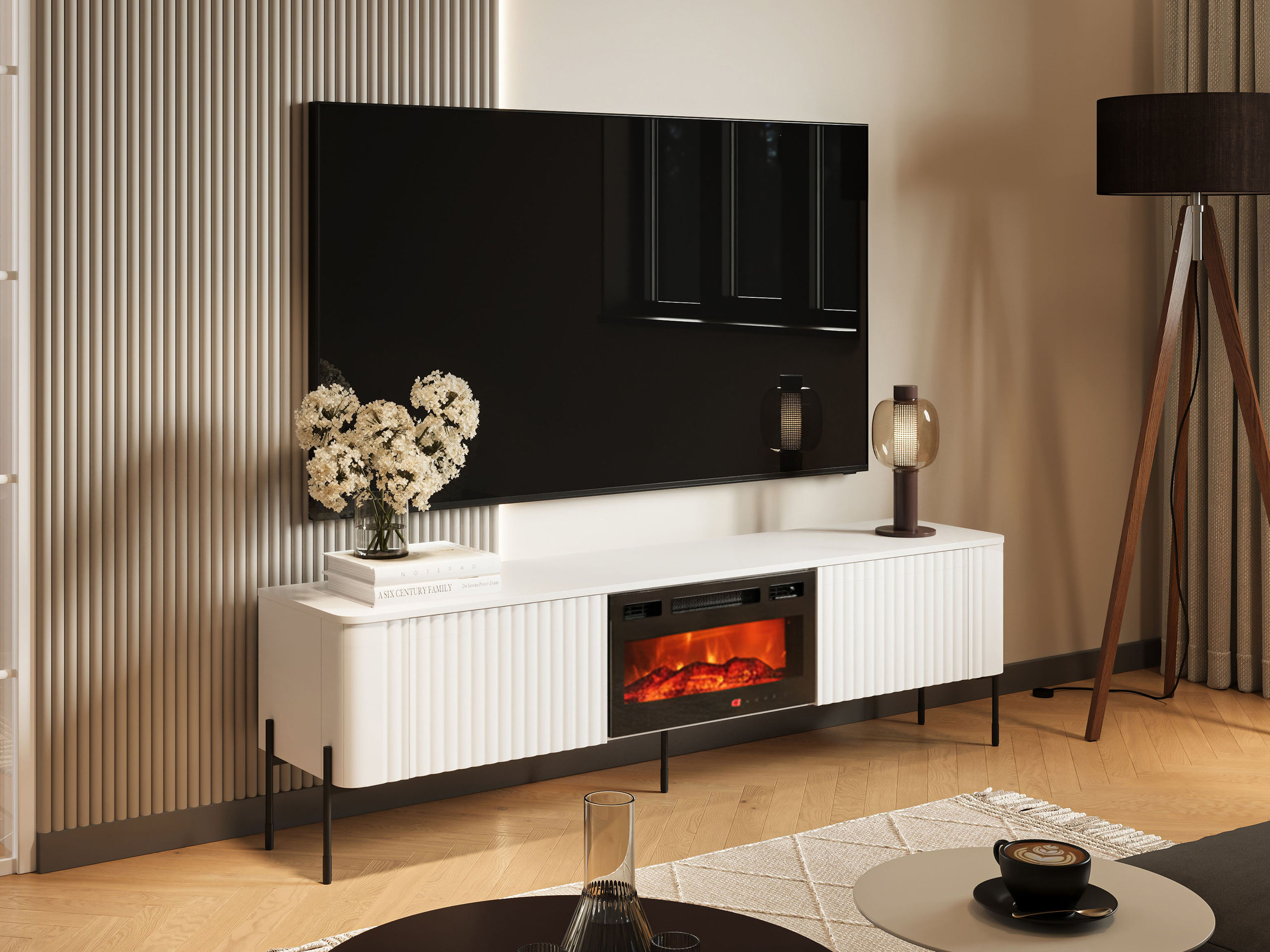 Meuble TV Mavnue 105 (Blanc)