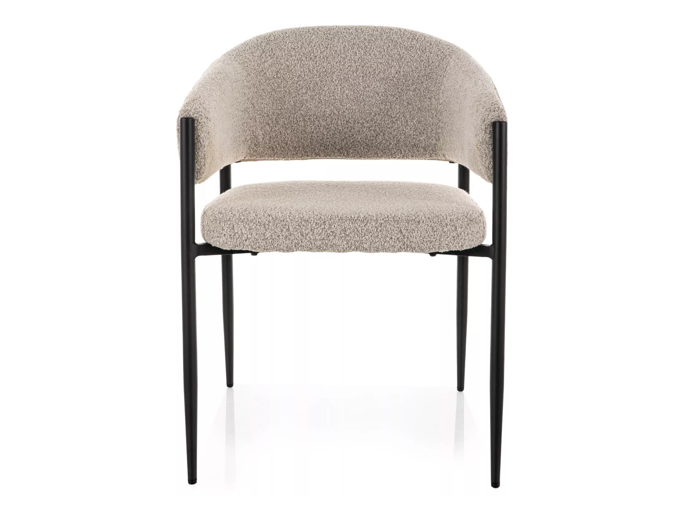 Chaise Detroit 1053 (Beige + Mat Noir)